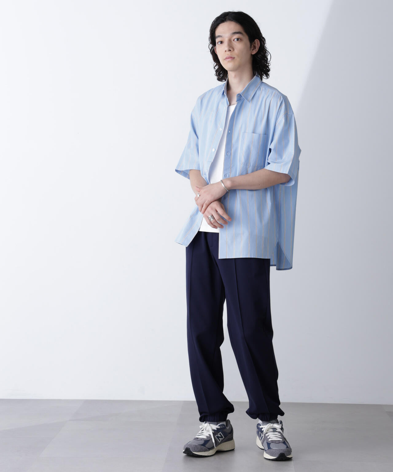 「モダンコンフォートシリーズ」スリムイージーピンタックパンツ 6684227209