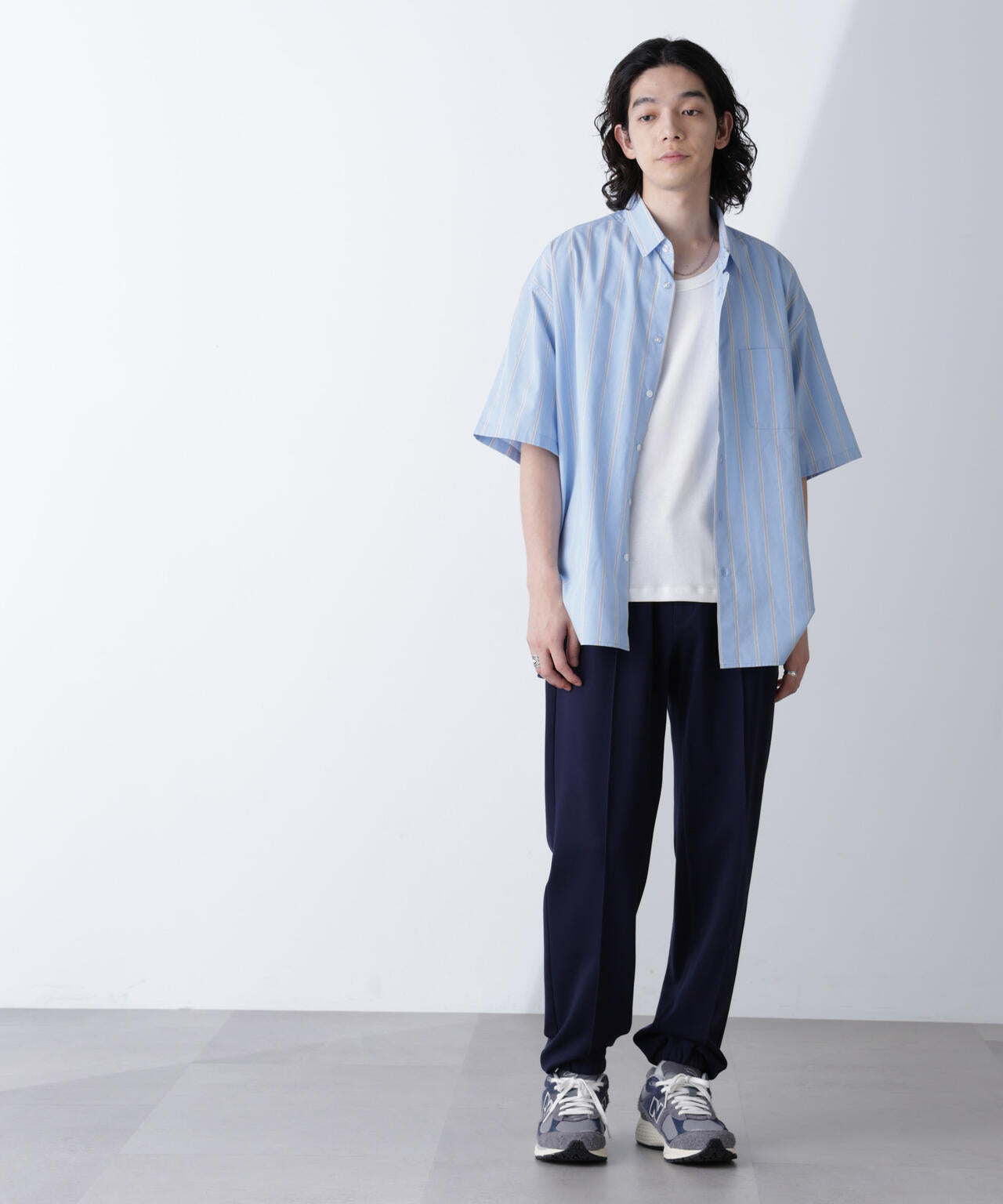 「モダンコンフォートシリーズ」スリムイージーピンタックパンツ 6684227209