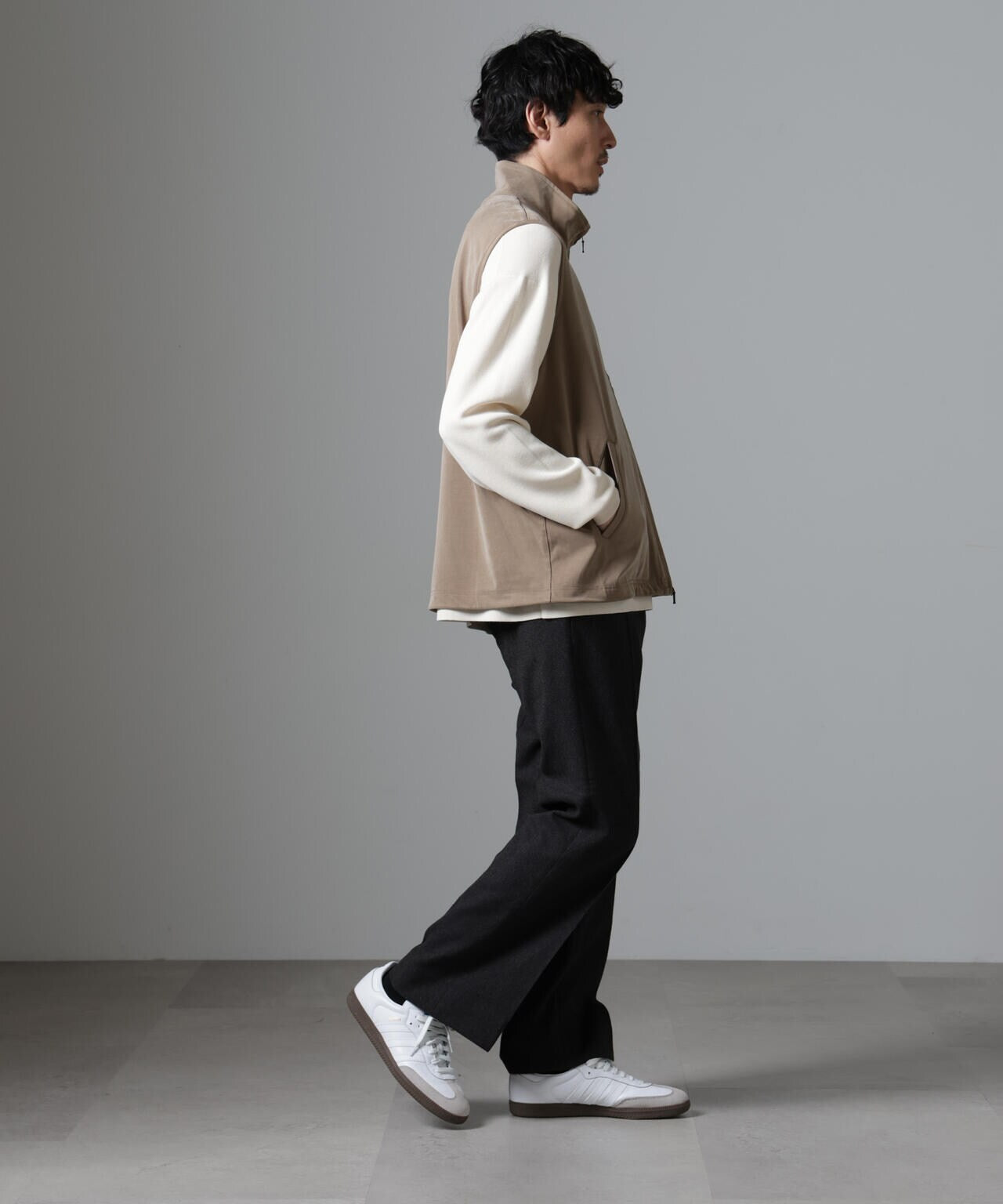 ツイードテーパードパンツ(セットアップ可) 6684227228