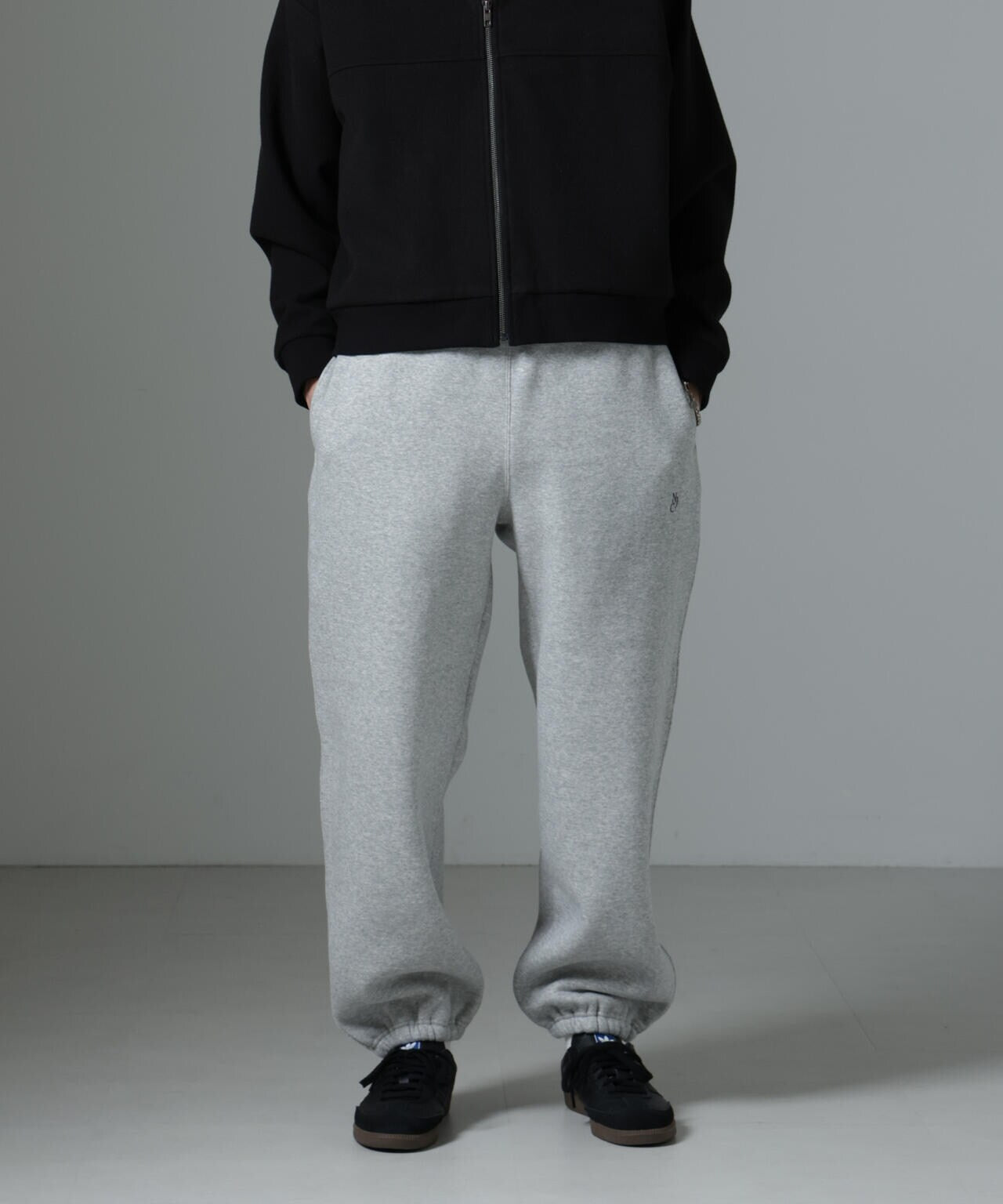 「NJ/CLUB」裏起毛 ジャージートラックパンツ(セットアップ可) 6684227247