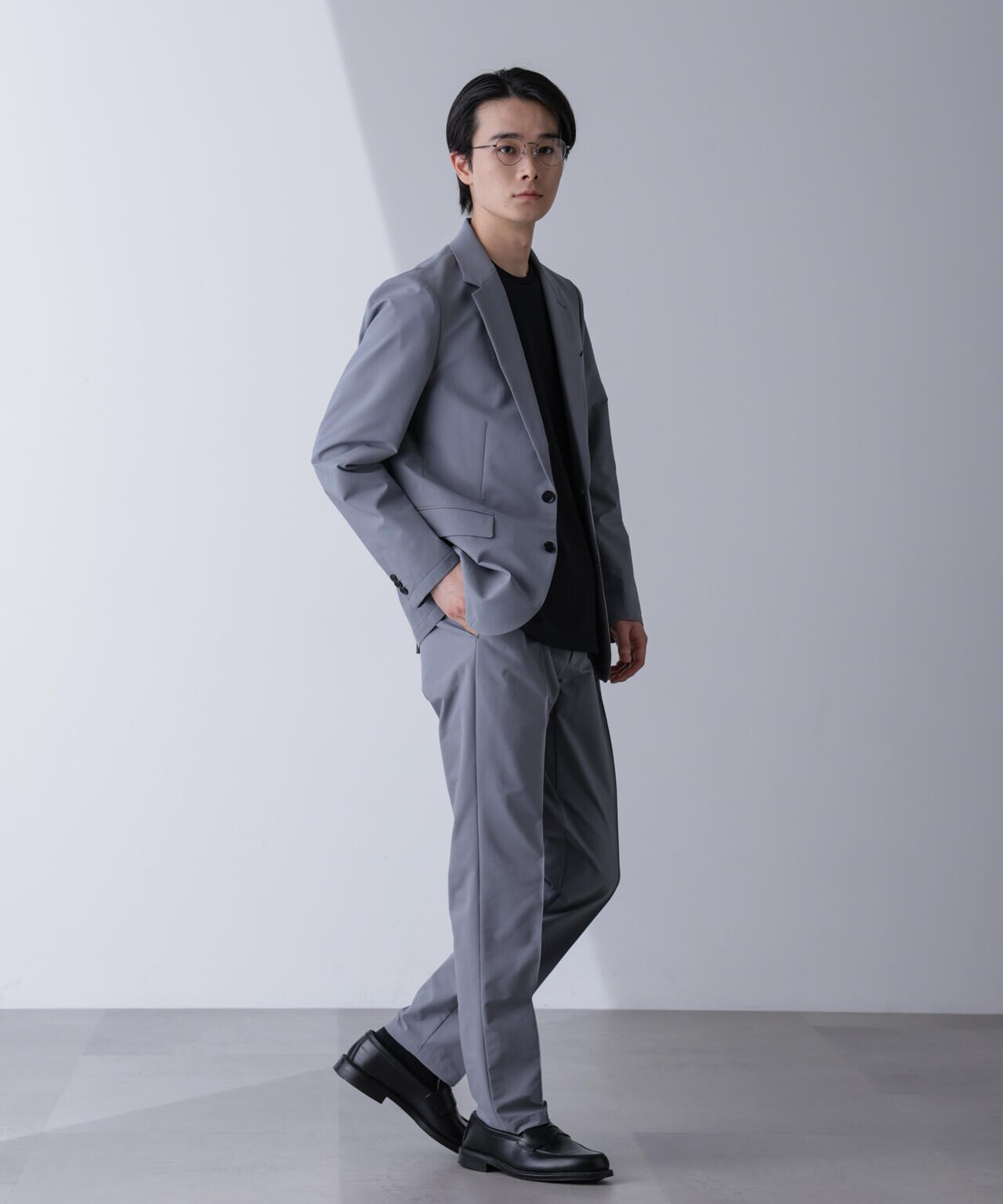 「N TROUSERS PREMIUM」TEXBRID(R)撥水ストレッチパンツ(セットアップ可) 6684229201