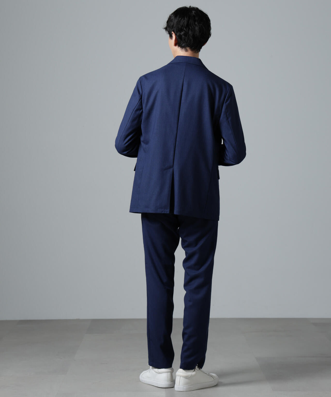 「N TROUSERS PREMIUM」RENURウール混洗えるサキソニーパンツ(セットアップ可) 6684229205