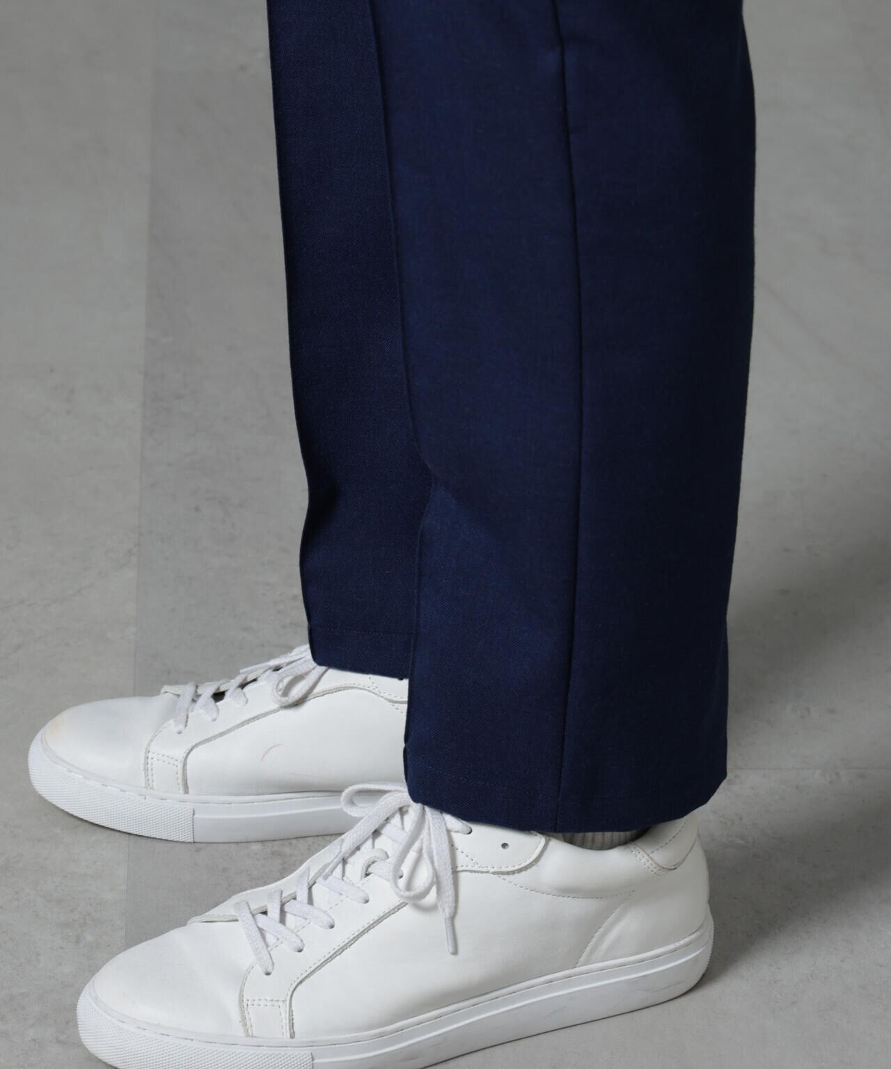 「N TROUSERS PREMIUM」RENURウール混洗えるサキソニーパンツ(セットアップ可) 6684229205