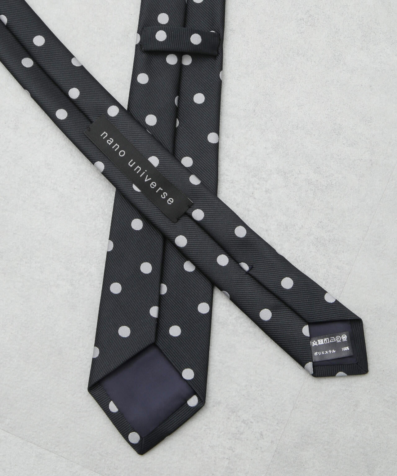 京都ウォッシャブルドットネクタイ 6684242201