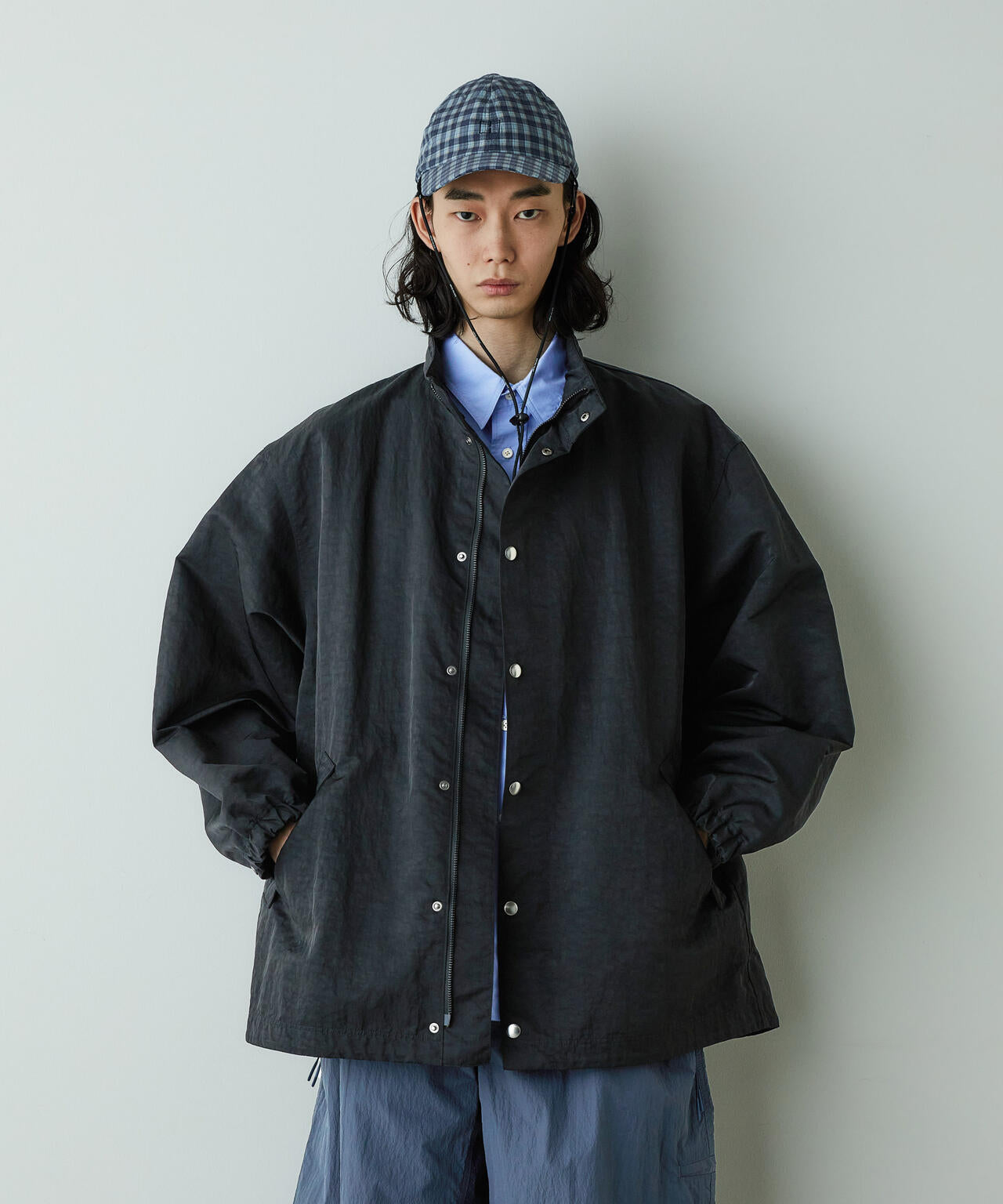 「HOTEL PALACE」オテルパラス ナイロンテックルーズシルエットコーチブルゾン 6685112201