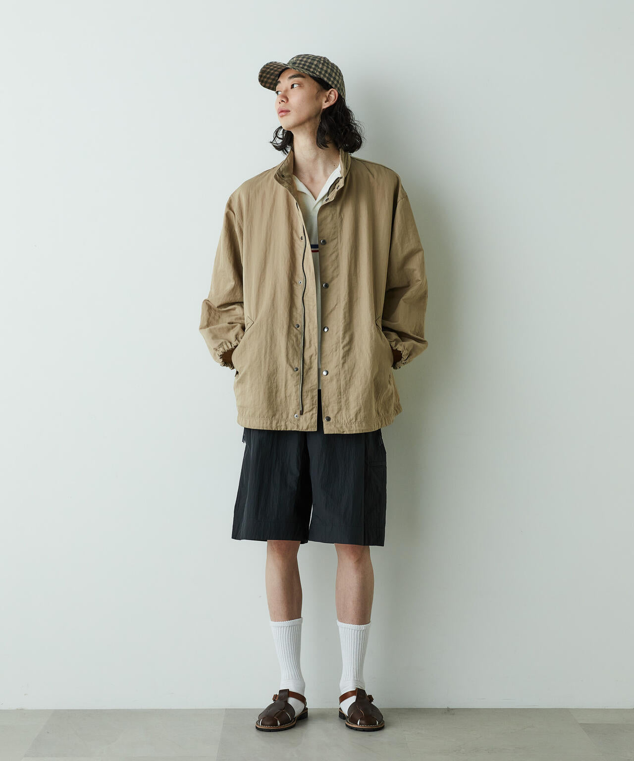 「HOTEL PALACE」オテルパラス ナイロンテックルーズシルエットコーチブルゾン 6685112201