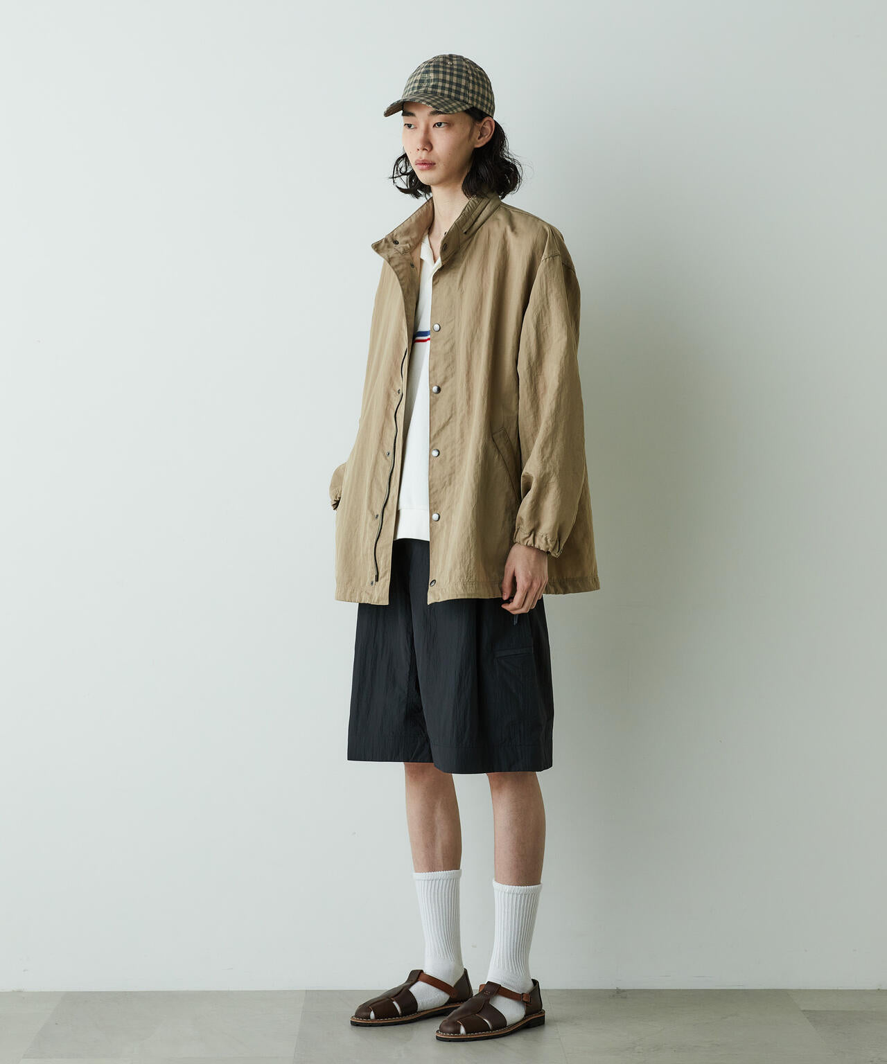 「HOTEL PALACE」オテルパラス ナイロンテックルーズシルエットコーチブルゾン 6685112201