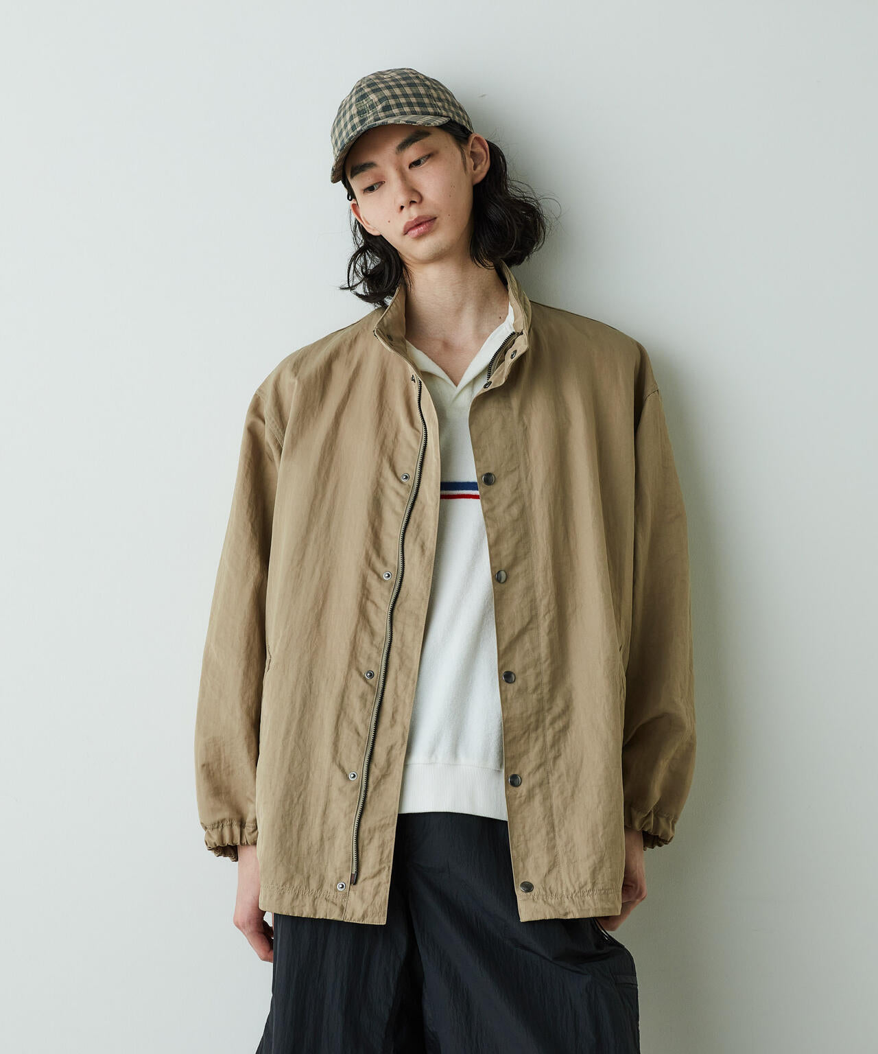 「HOTEL PALACE」オテルパラス ナイロンテックルーズシルエットコーチブルゾン 6685112201