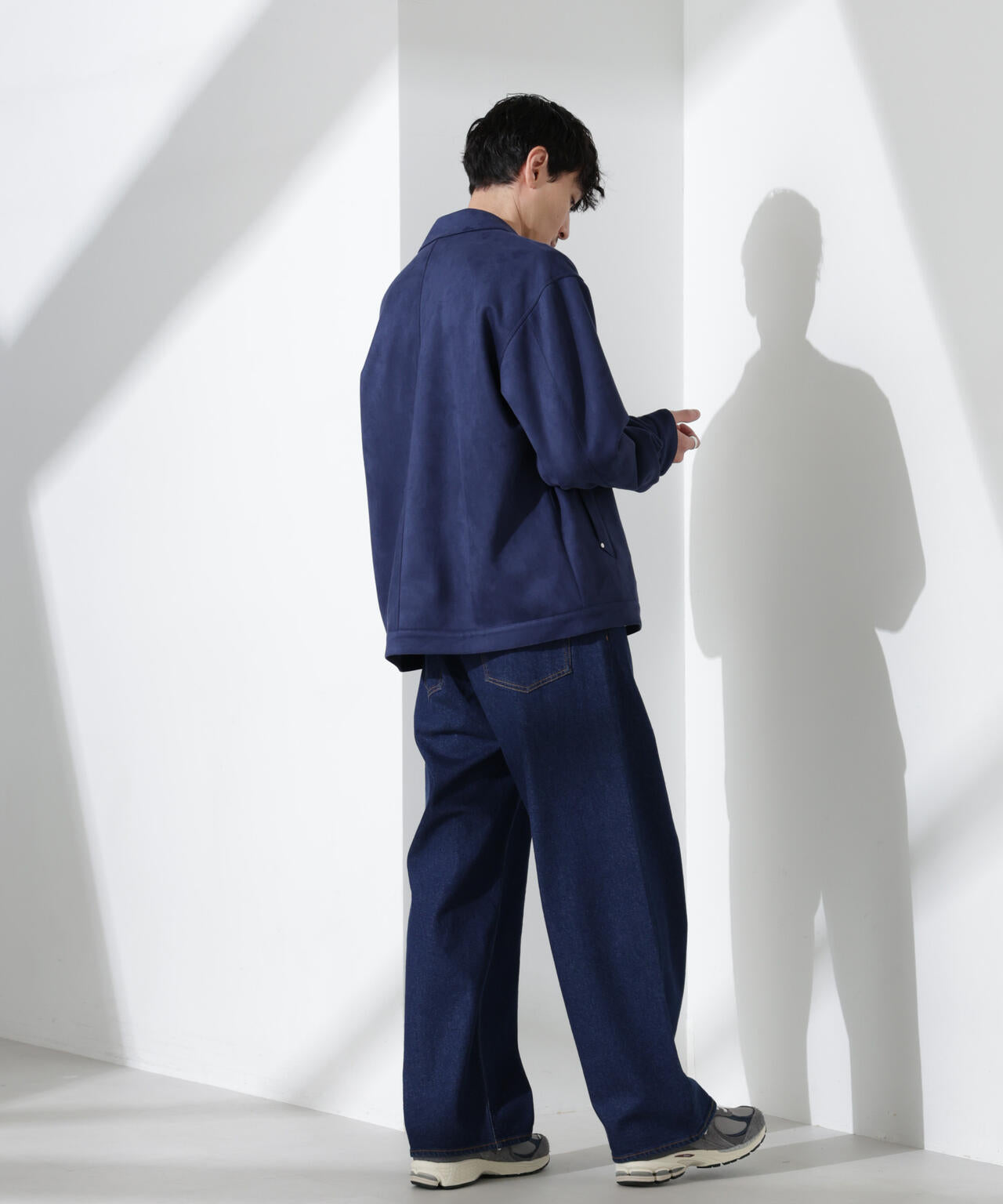 フェイクスエードシャツブルゾン 6685112203