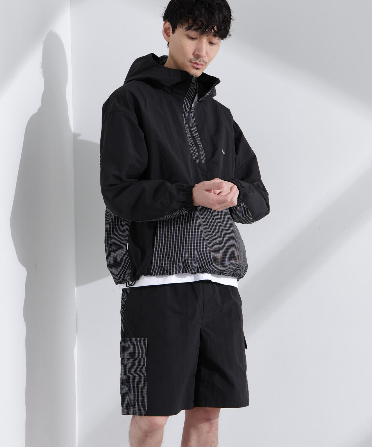 「NJ/CLUB」 リップストップアノラックジャケット 6685112209