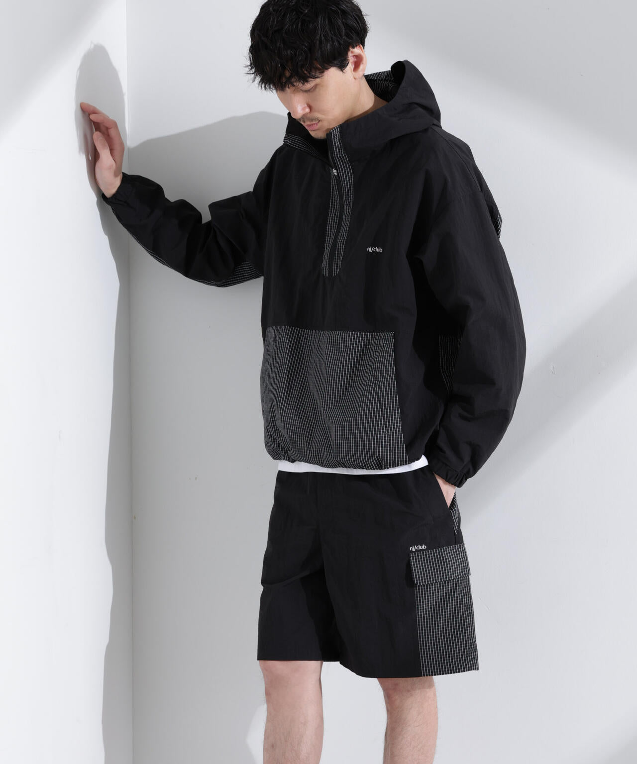 「NJ/CLUB」 リップストップアノラックジャケット 6685112209