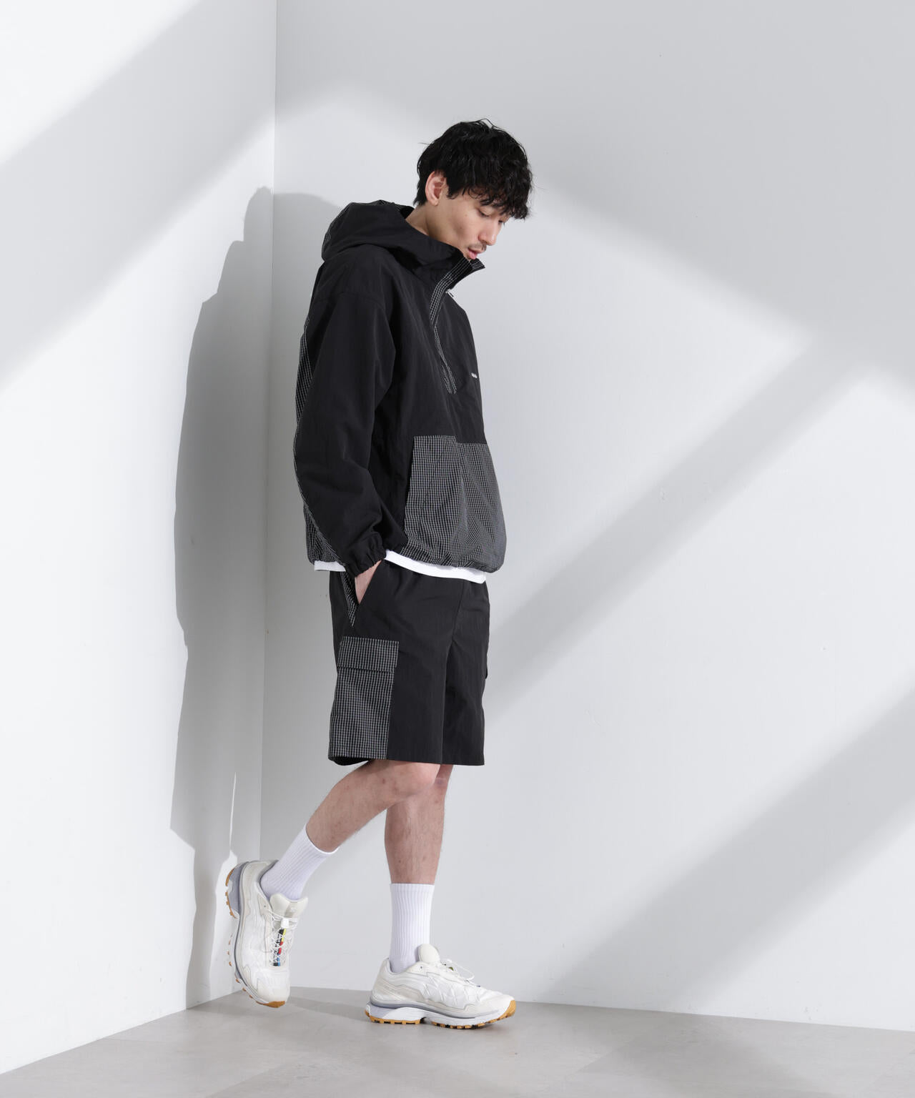 「NJ/CLUB」 リップストップアノラックジャケット 6685112209