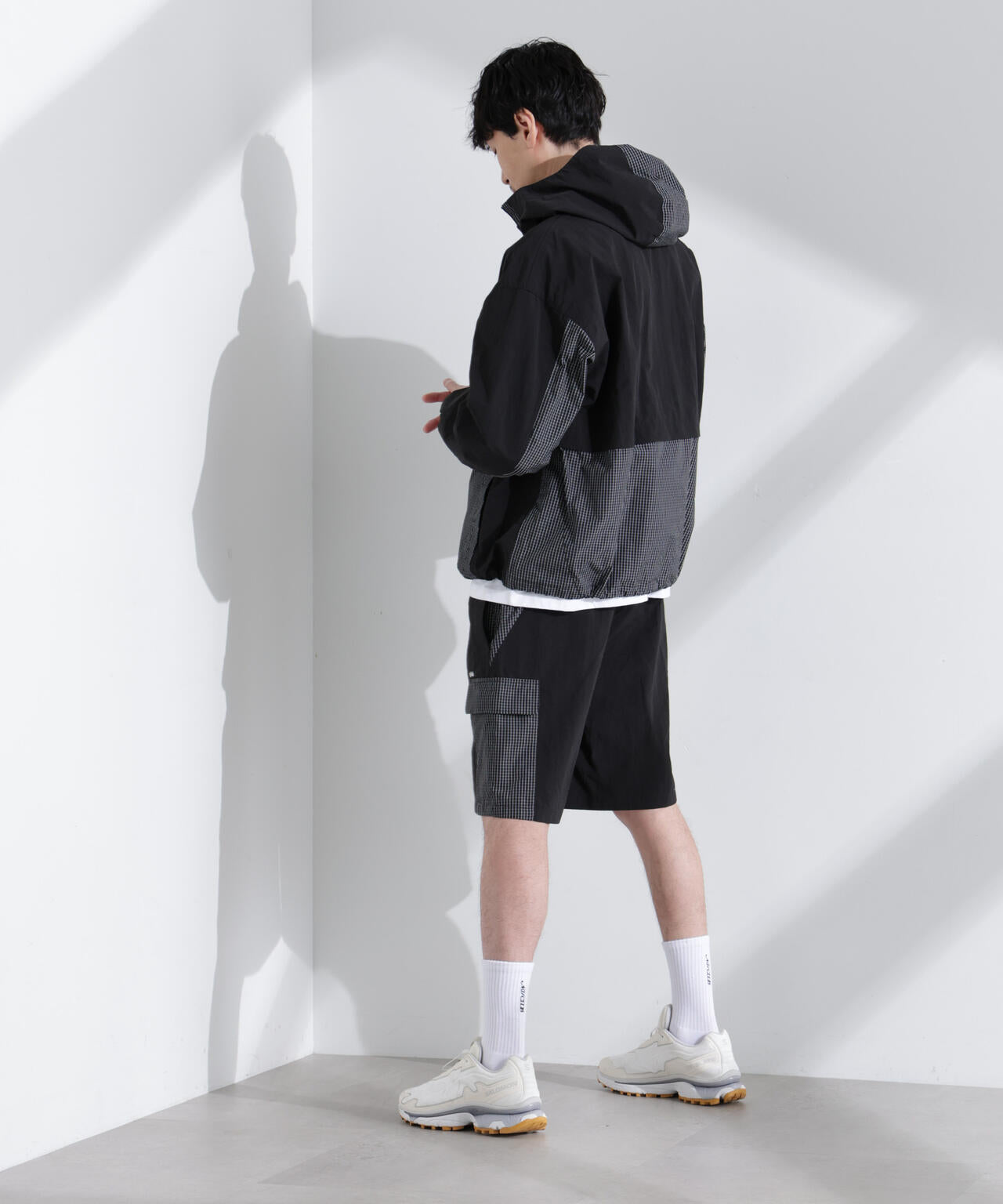 「NJ/CLUB」 リップストップアノラックジャケット 6685112209