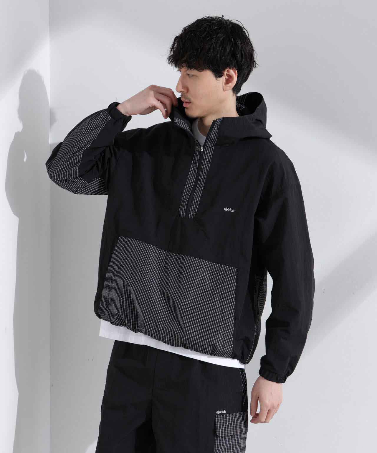 「NJ/CLUB」 リップストップアノラックジャケット 6685112209