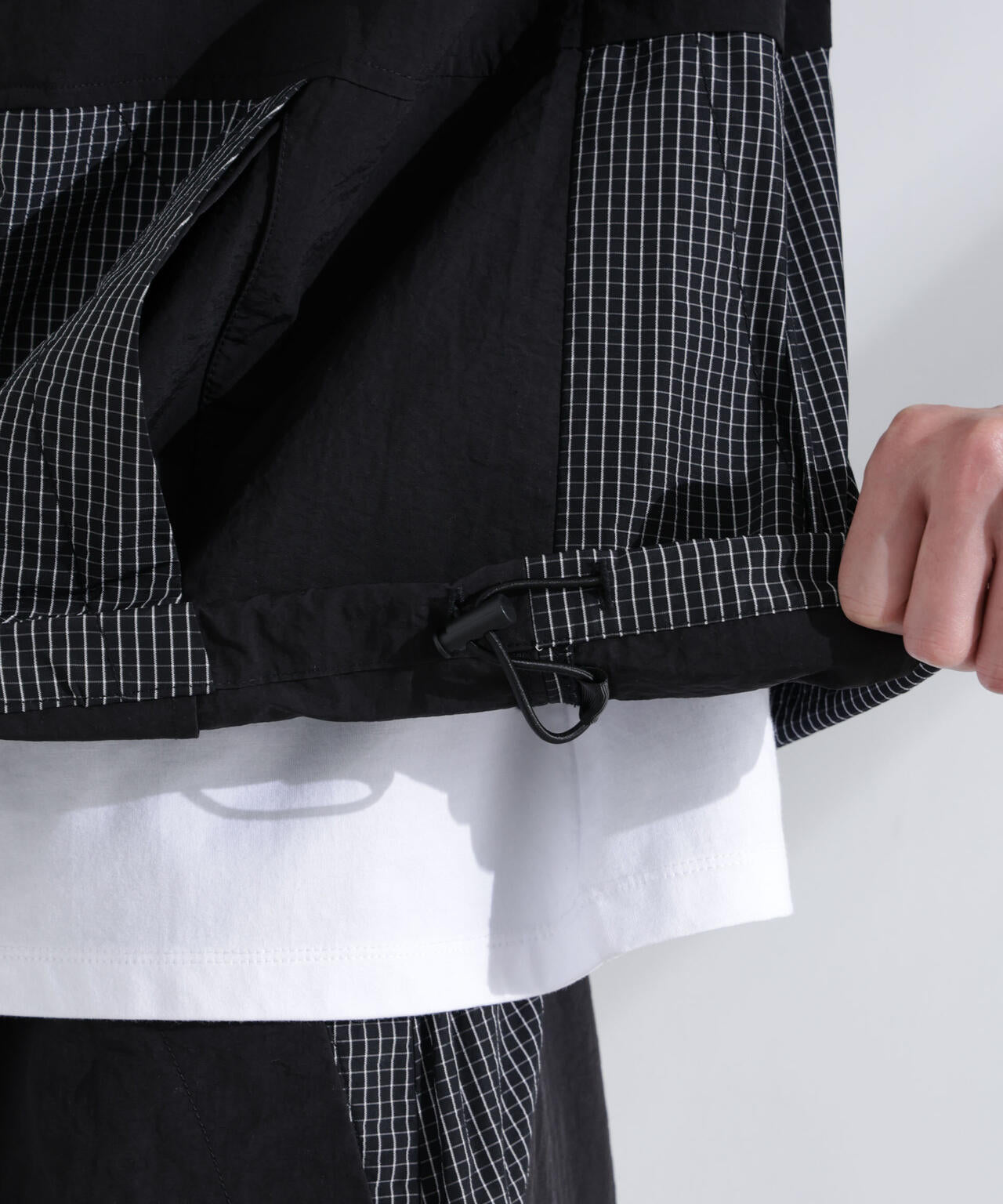 「NJ/CLUB」 リップストップアノラックジャケット 6685112209