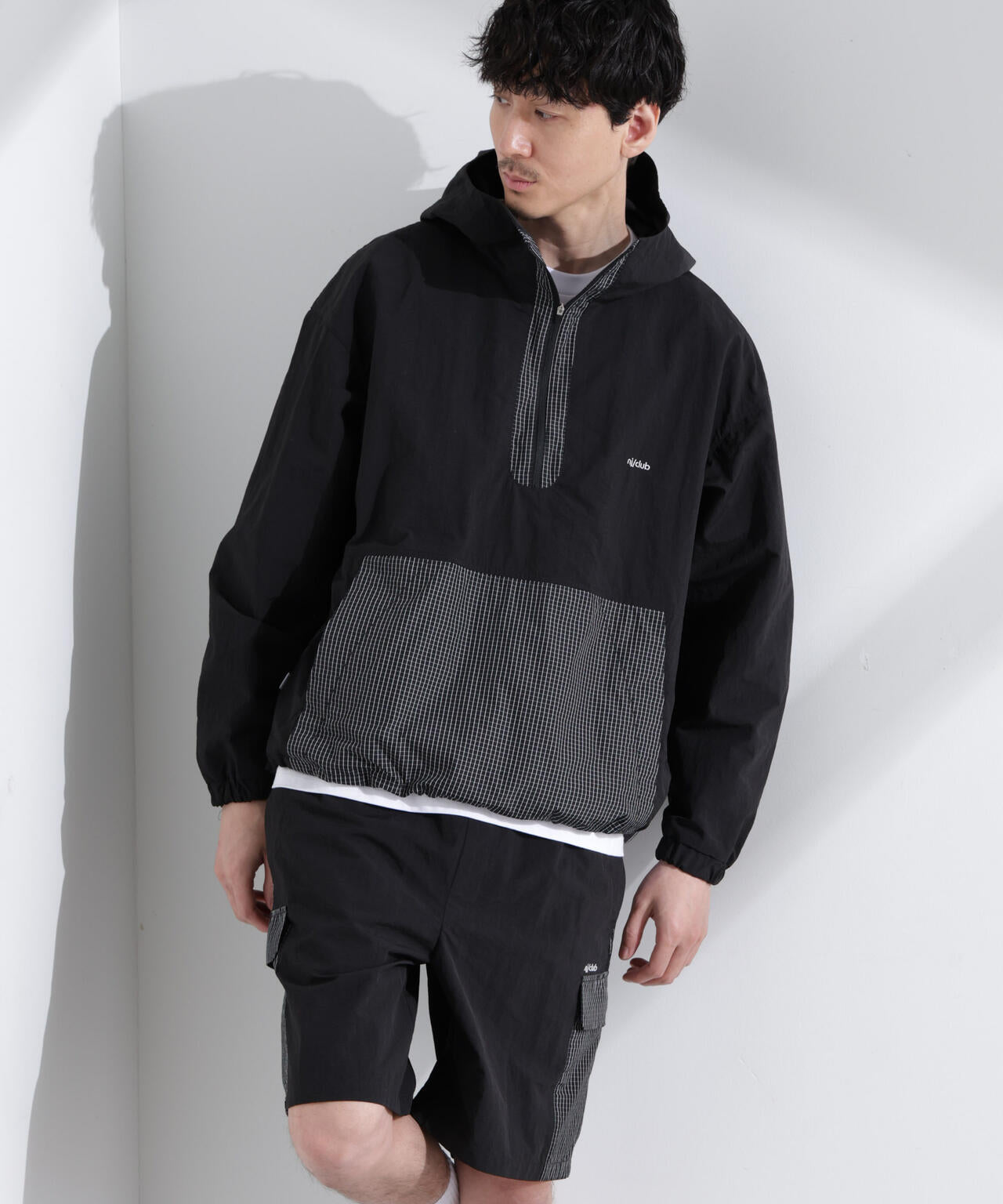 「NJ/CLUB」 リップストップアノラックジャケット 6685112209