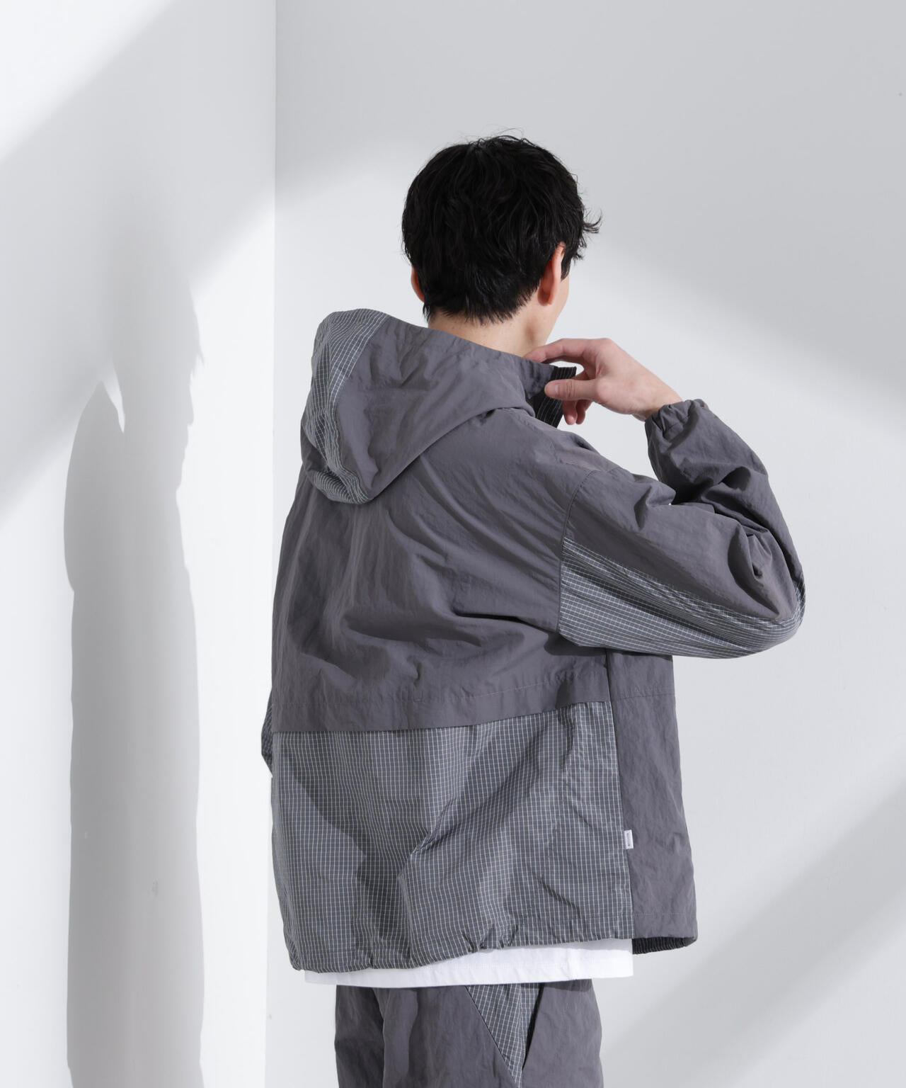 「NJ/CLUB」 リップストップアノラックジャケット 6685112209