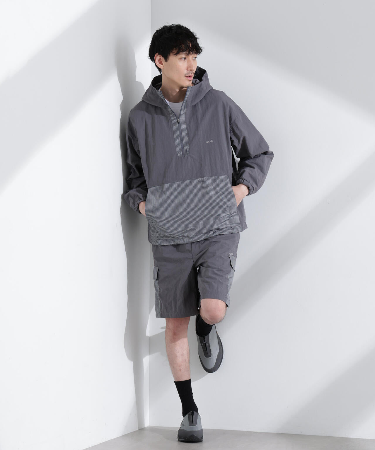 「NJ/CLUB」 リップストップアノラックジャケット 6685112209