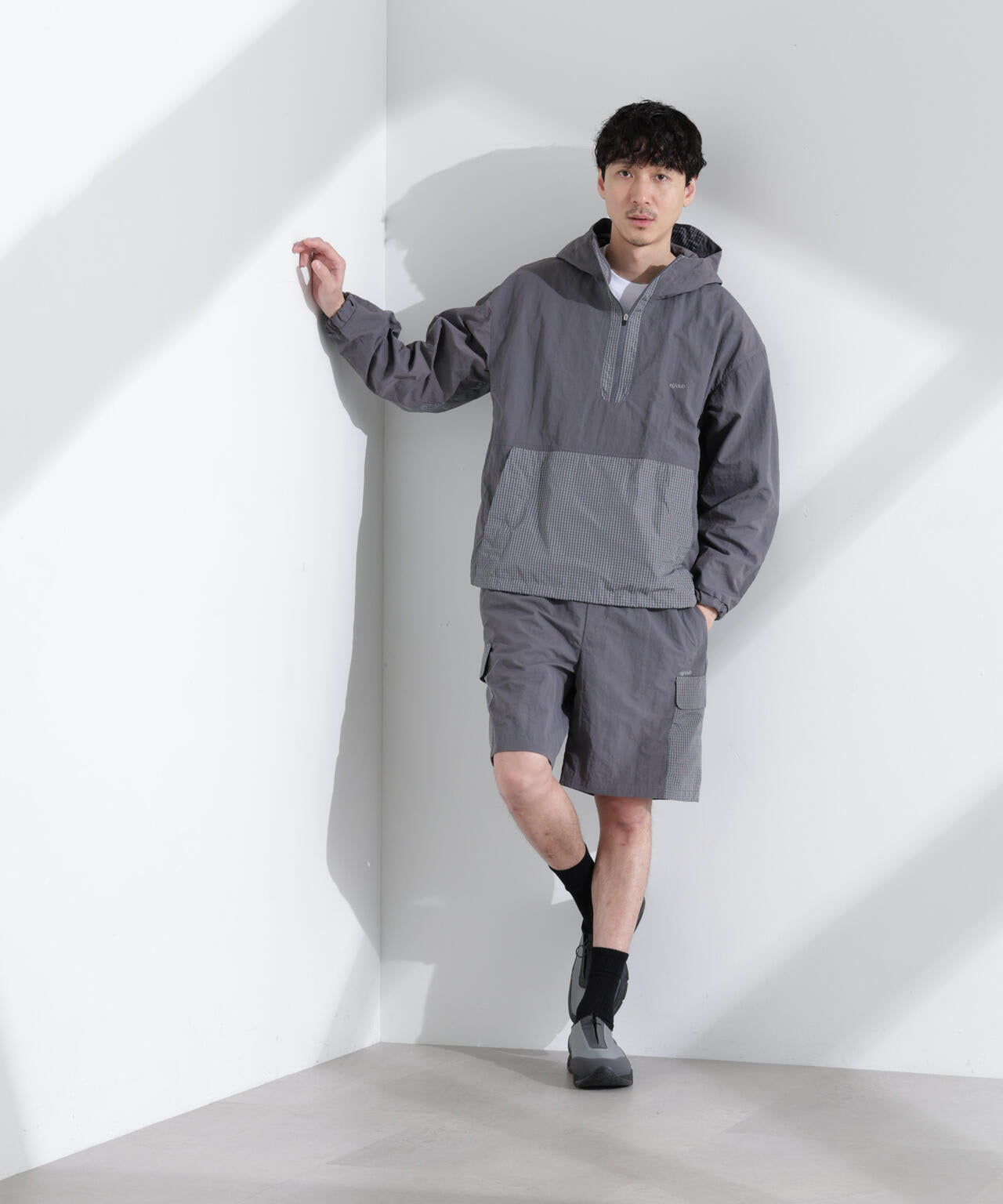 「NJ/CLUB」 リップストップアノラックジャケット 6685112209