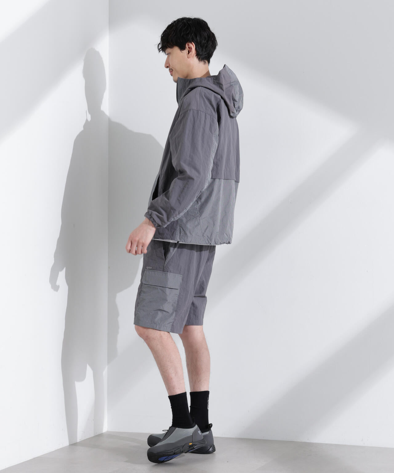 「NJ/CLUB」 リップストップアノラックジャケット 6685112209