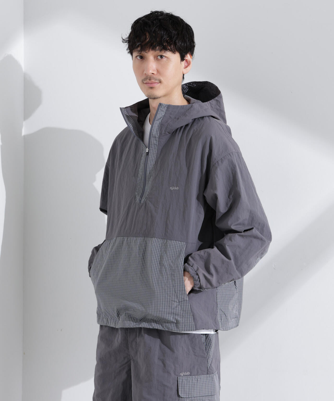 「NJ/CLUB」 リップストップアノラックジャケット 6685112209