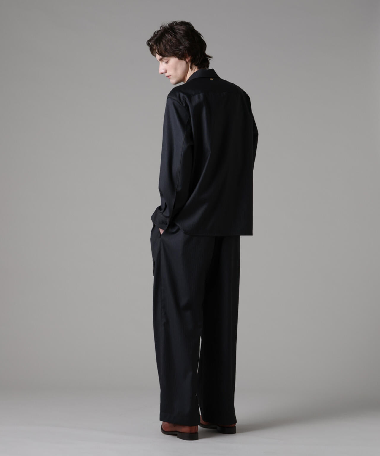 「ASSEMBLANC」イタリアンテキスタイルシャツブルゾン(セットアップ可) 6685112214