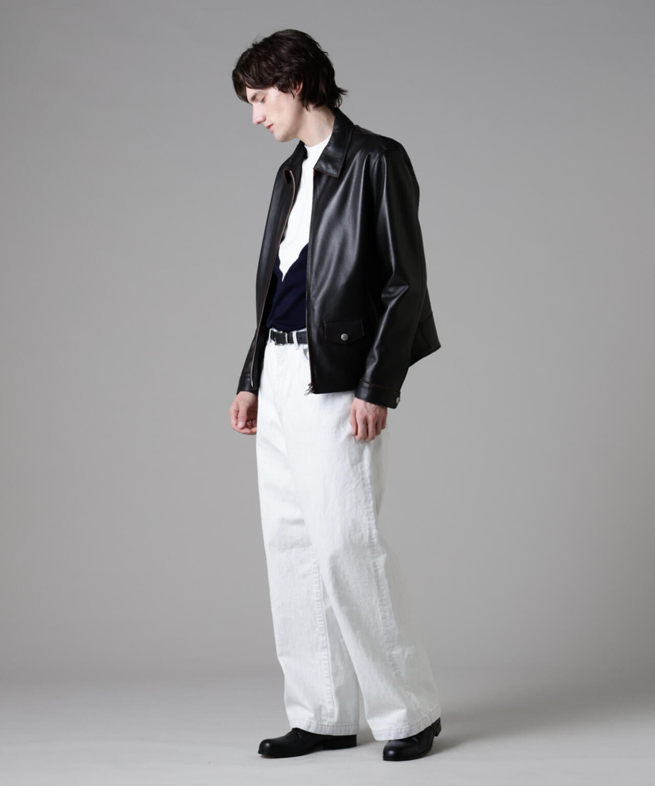 「ASSEMBLANC」シープトローヴライダースブルゾン 6685112216