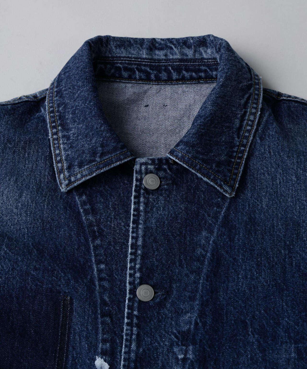 「ASSEMBLANC」オーバーサイズリメイクデニムブルゾン(セットアップ可) 6685112220