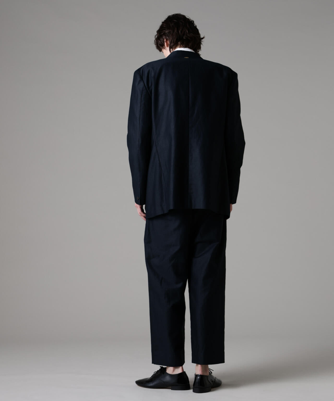 「ASSEMBLANC」リネンブレンドモールスキンジャケット 6685116208