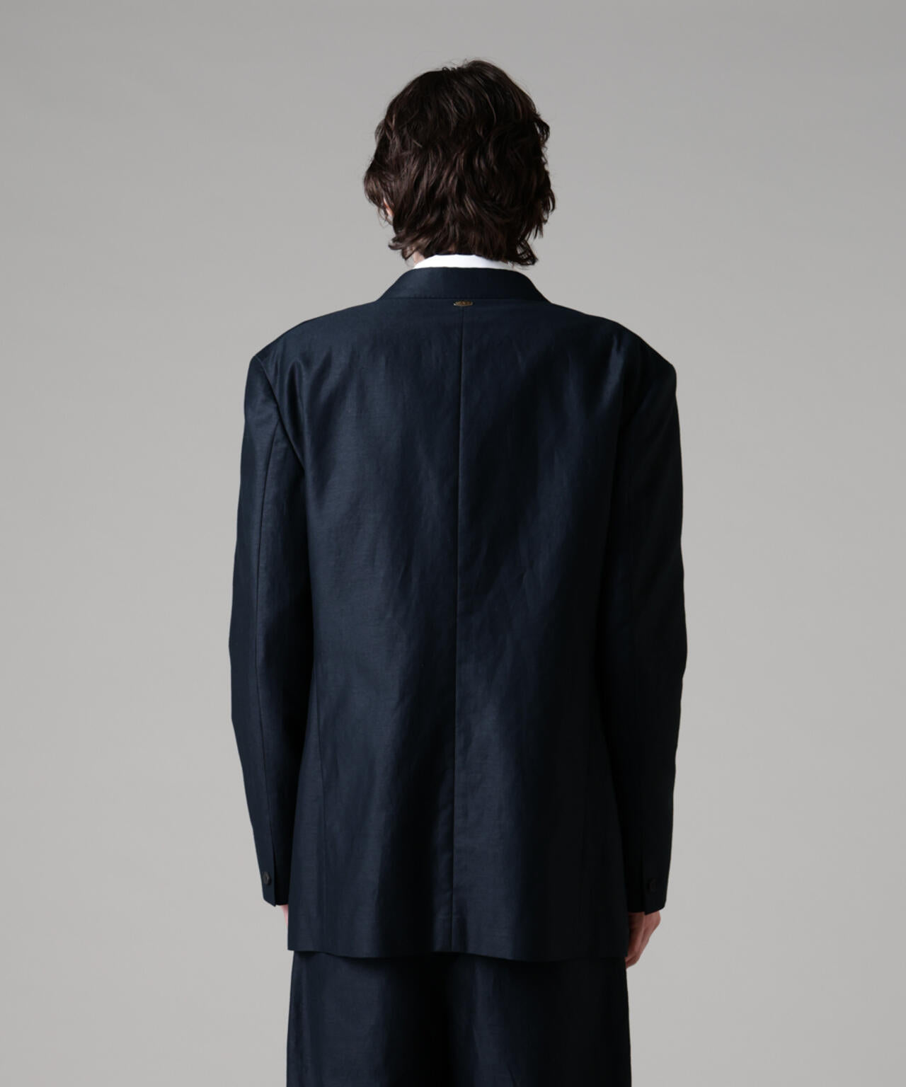 「ASSEMBLANC」リネンブレンドモールスキンジャケット 6685116208