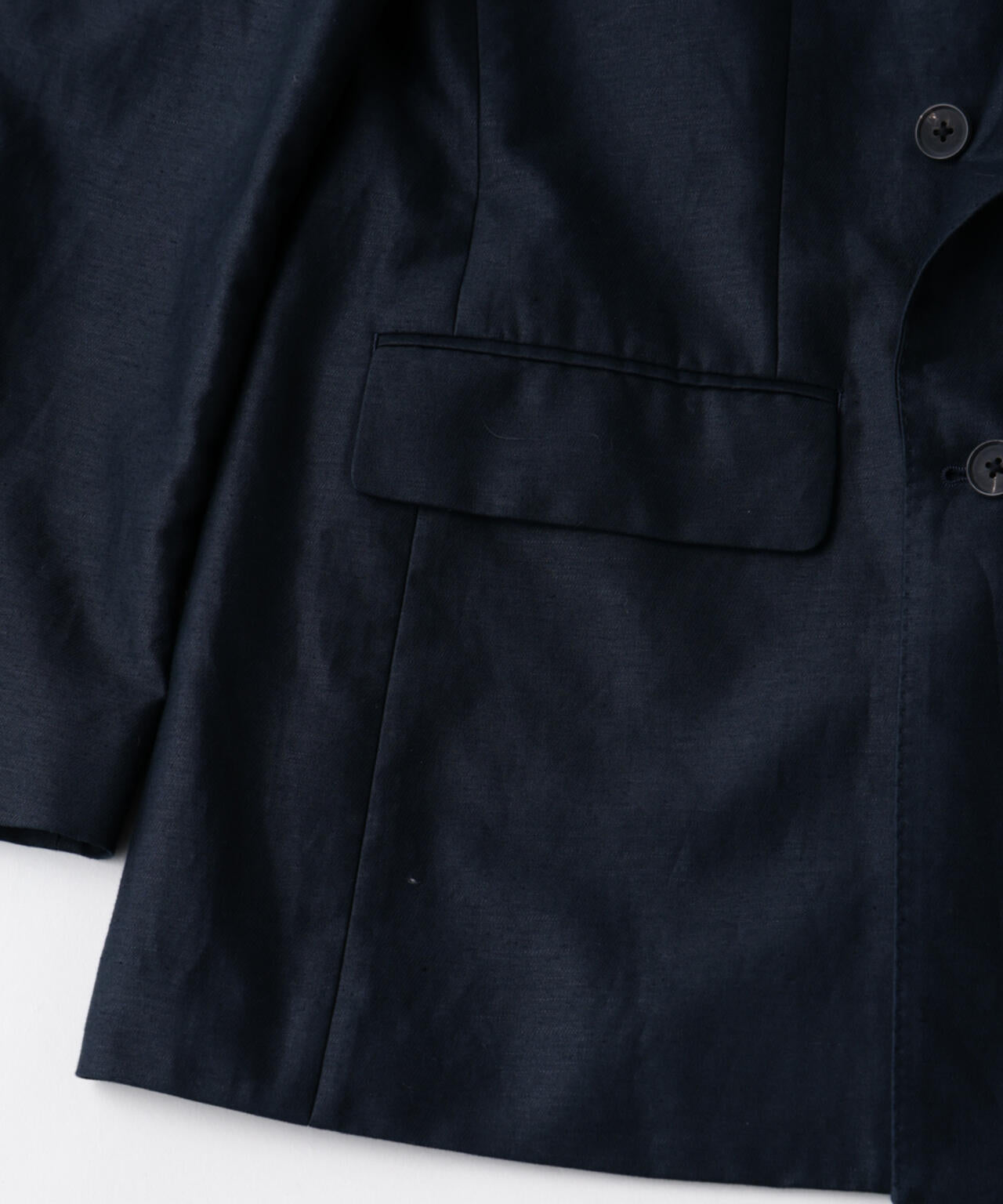 「ASSEMBLANC」リネンブレンドモールスキンジャケット 6685116208