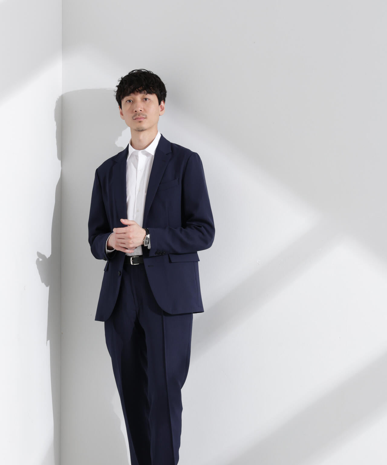 「N JACKET PREMIUM」強撚ピケストレッチジャケット(セットアップ可) 6685117201