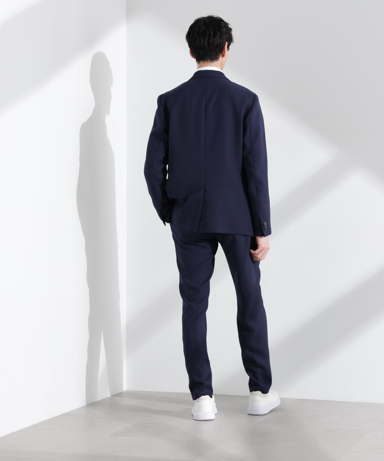 「N JACKET PREMIUM」強撚ピケストレッチジャケット(セットアップ可) 6685117201