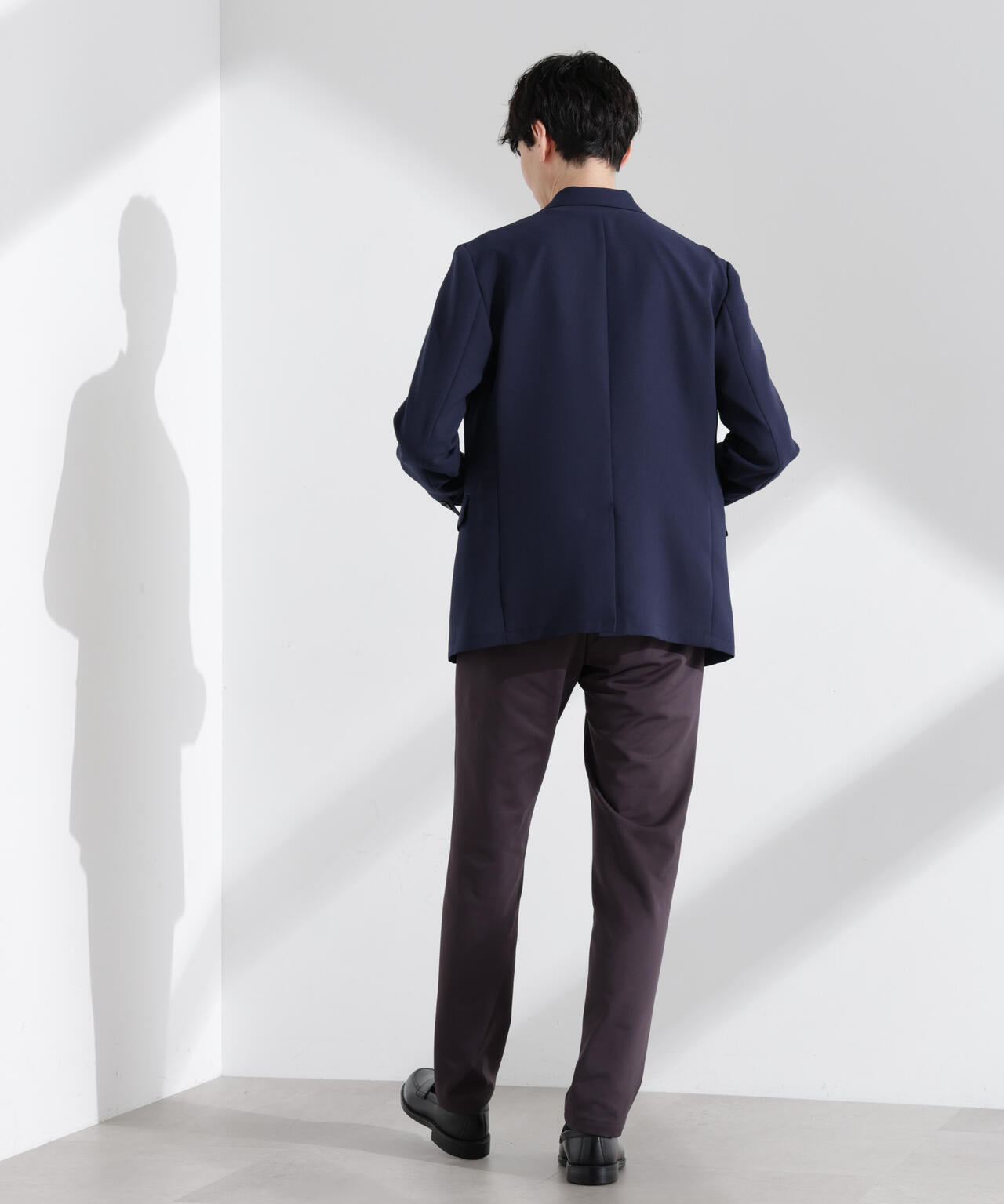 「N JACKET PREMIUM」強撚ピケストレッチジャケット(セットアップ可) 6685117201