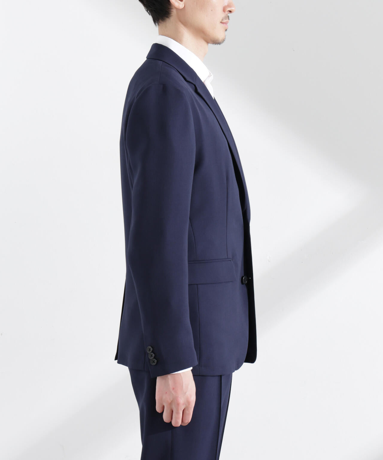 「N JACKET PREMIUM」強撚ピケストレッチジャケット(セットアップ可) 6685117201