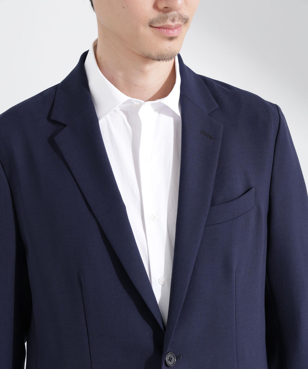 「N JACKET PREMIUM」強撚ピケストレッチジャケット(セットアップ可) 6685117201