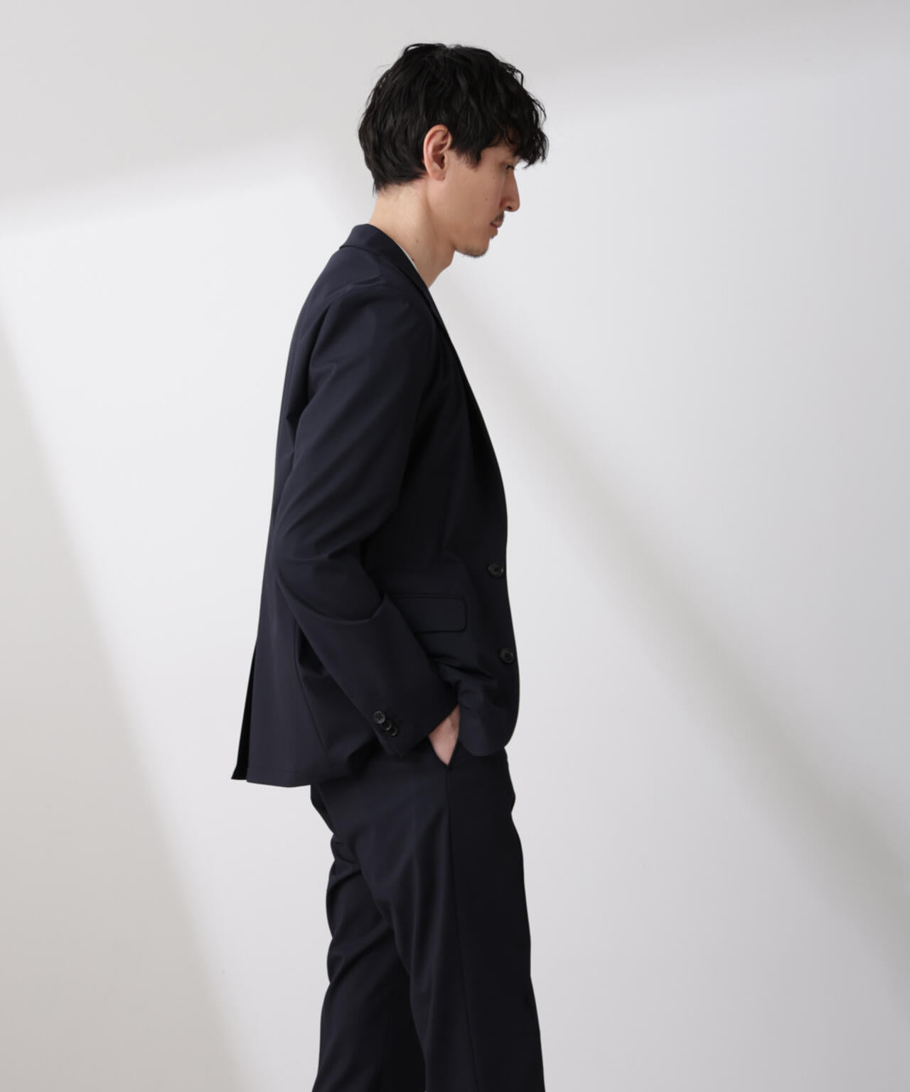 「N JACKET BASIC」トロピカルストレッチジャケット(セットアップ可) 6685117202