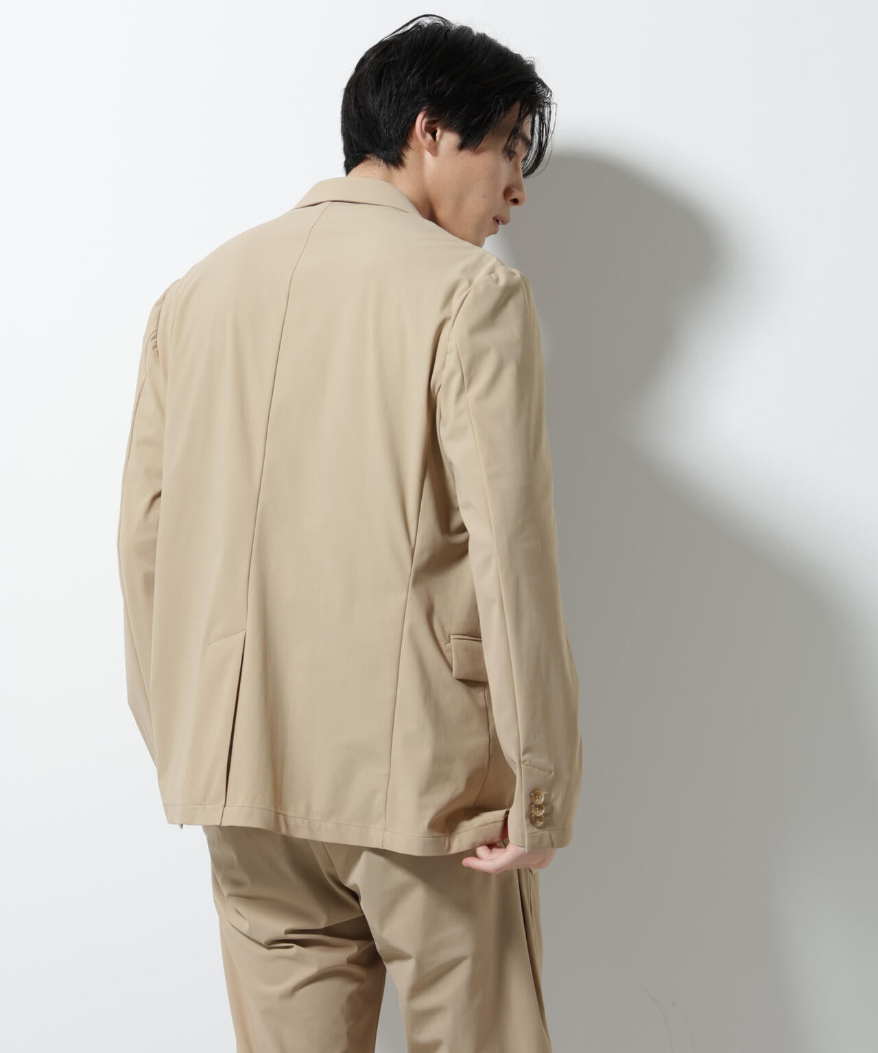 「N JACKET PREMIUM」クールタッチ4WAYストレッチジャケット撥水(セットアップ可) 6685117204