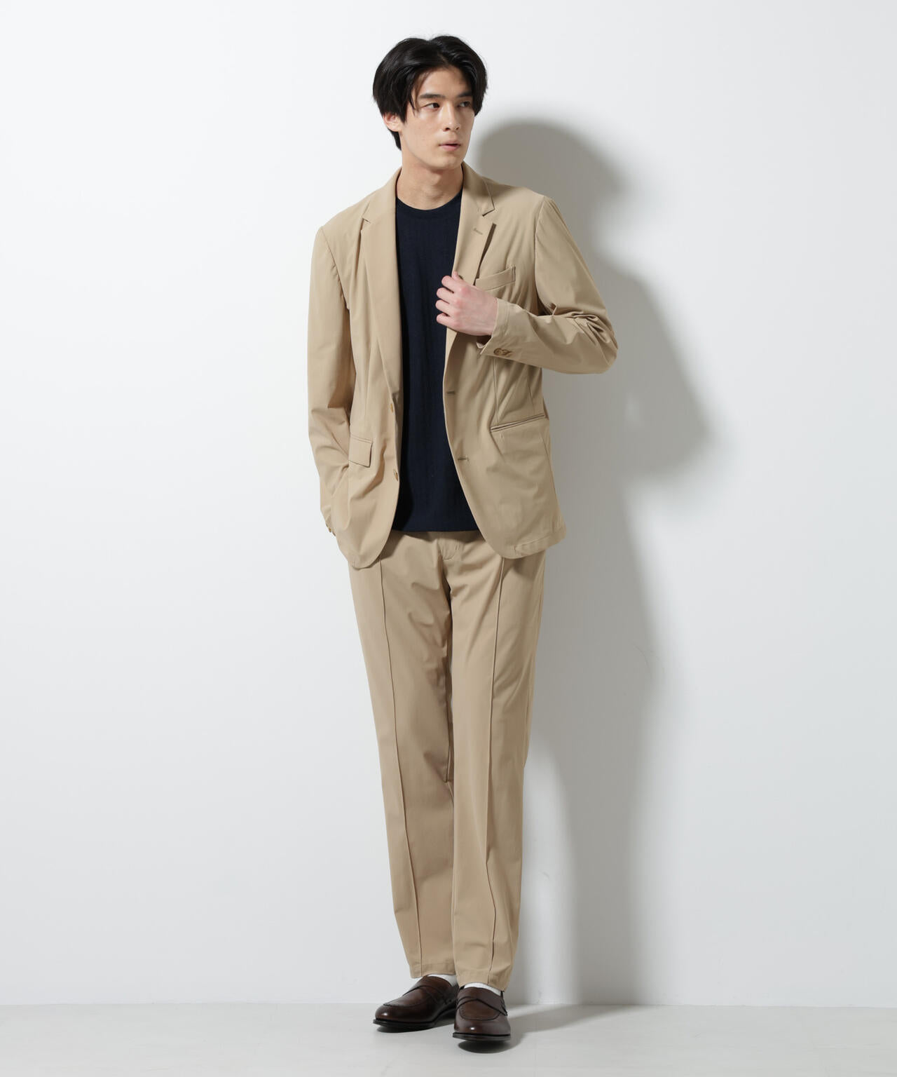 「N JACKET PREMIUM」クールタッチ4WAYストレッチジャケット撥水(セットアップ可) 6685117204