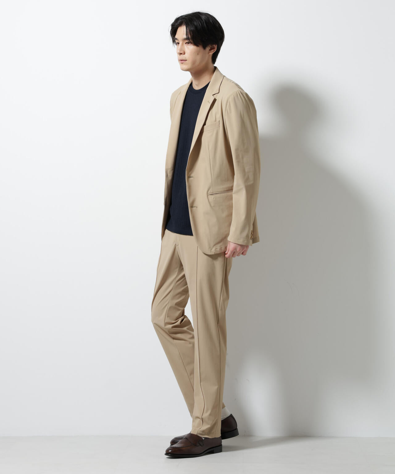 「N JACKET PREMIUM」クールタッチ4WAYストレッチジャケット撥水(セットアップ可) 6685117204
