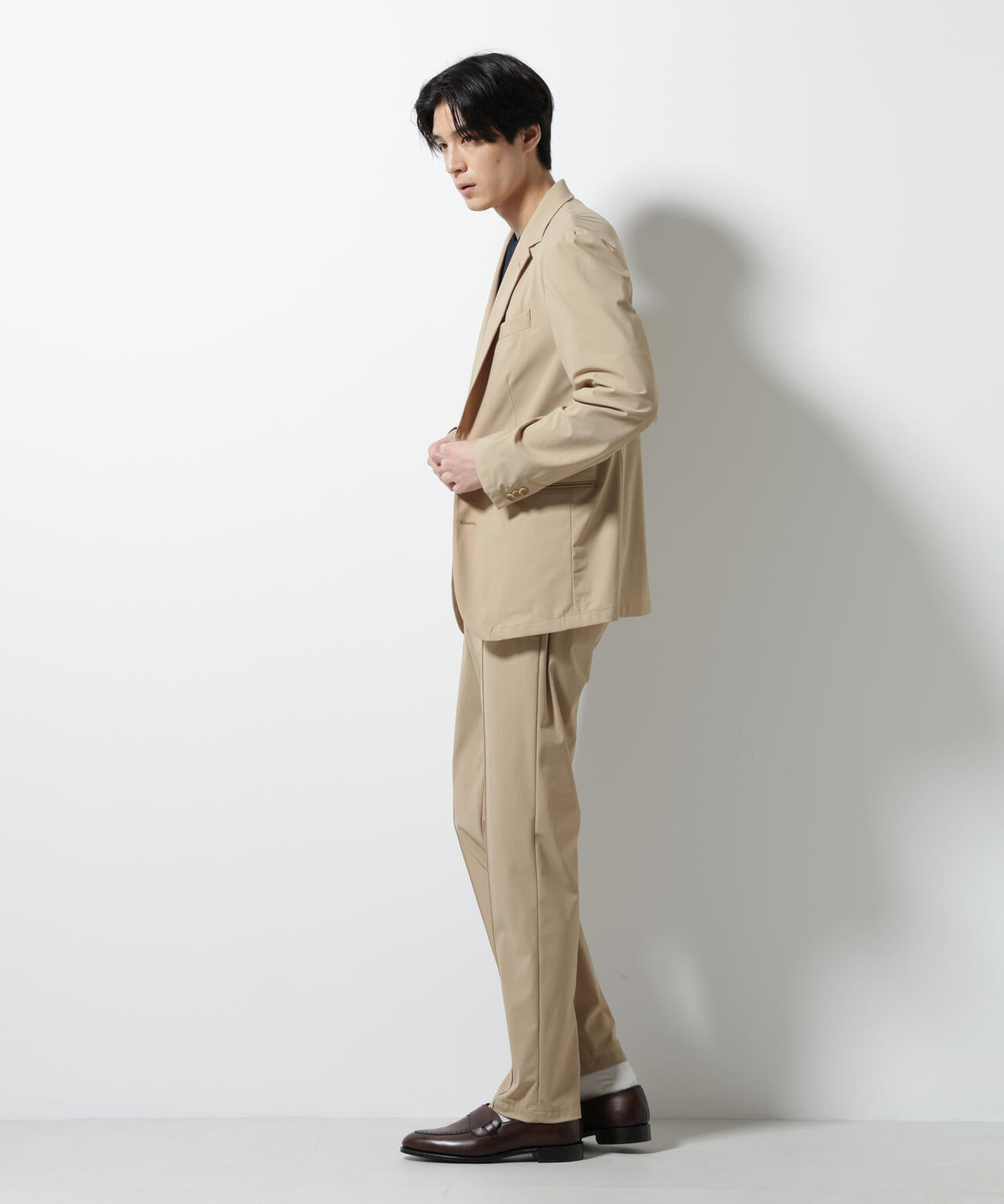 「N JACKET PREMIUM」クールタッチ4WAYストレッチジャケット撥水(セットアップ可) 6685117204