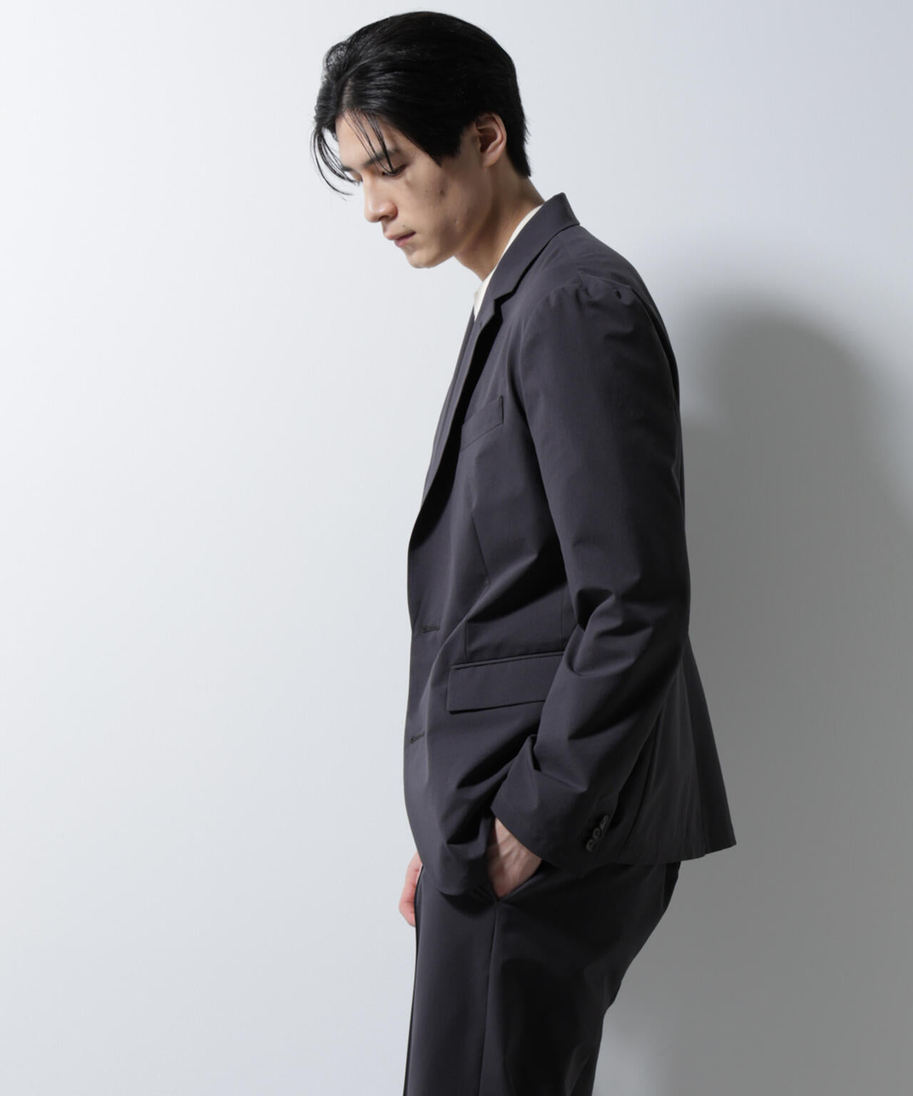 「N JACKET BASIC」ダントツオチール防汚テックストレッチジャケット(セットアップ可) 6685117205