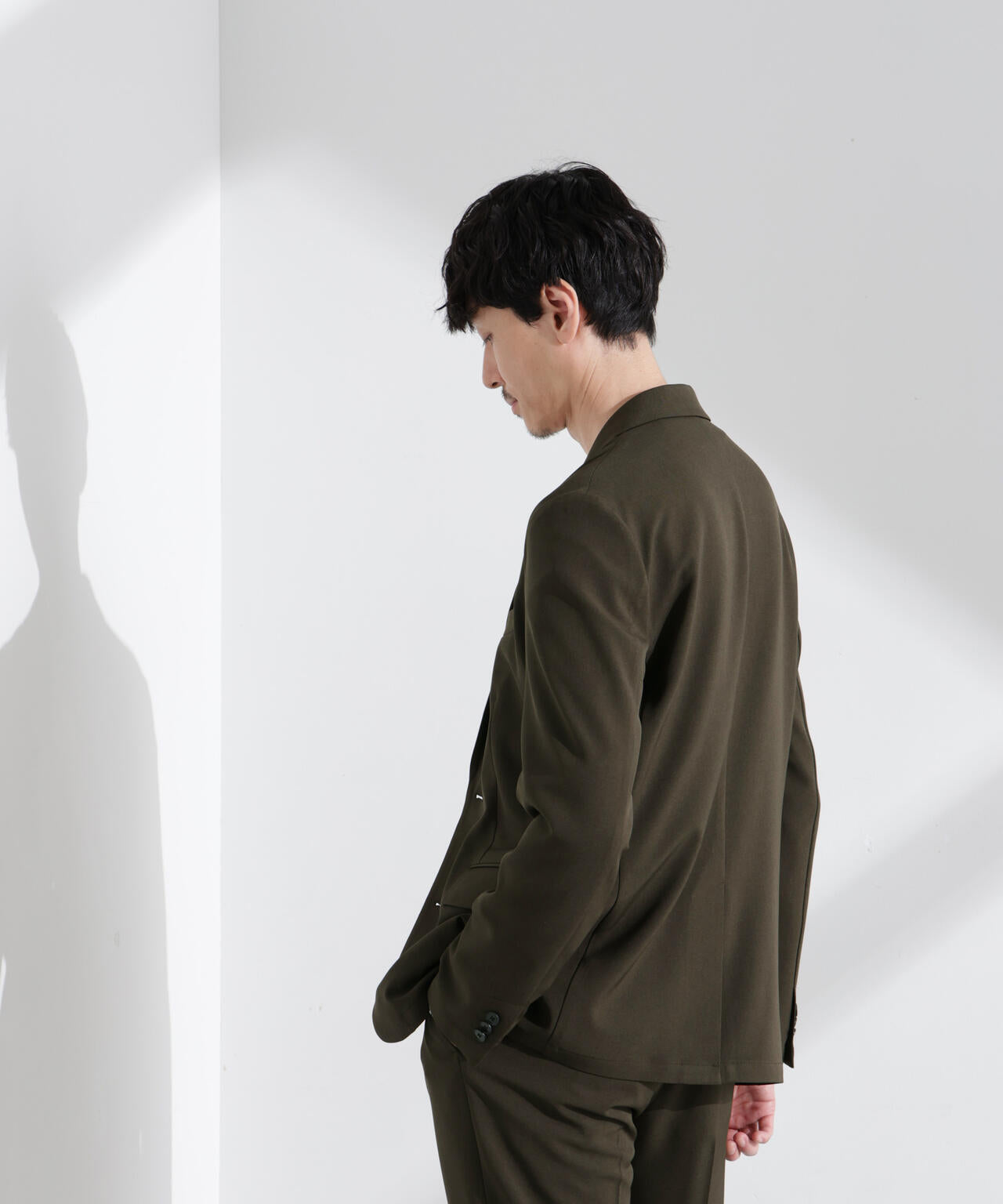 「Damerino」メランジドライツイル4WAYストレッチセットアップ 6685118204