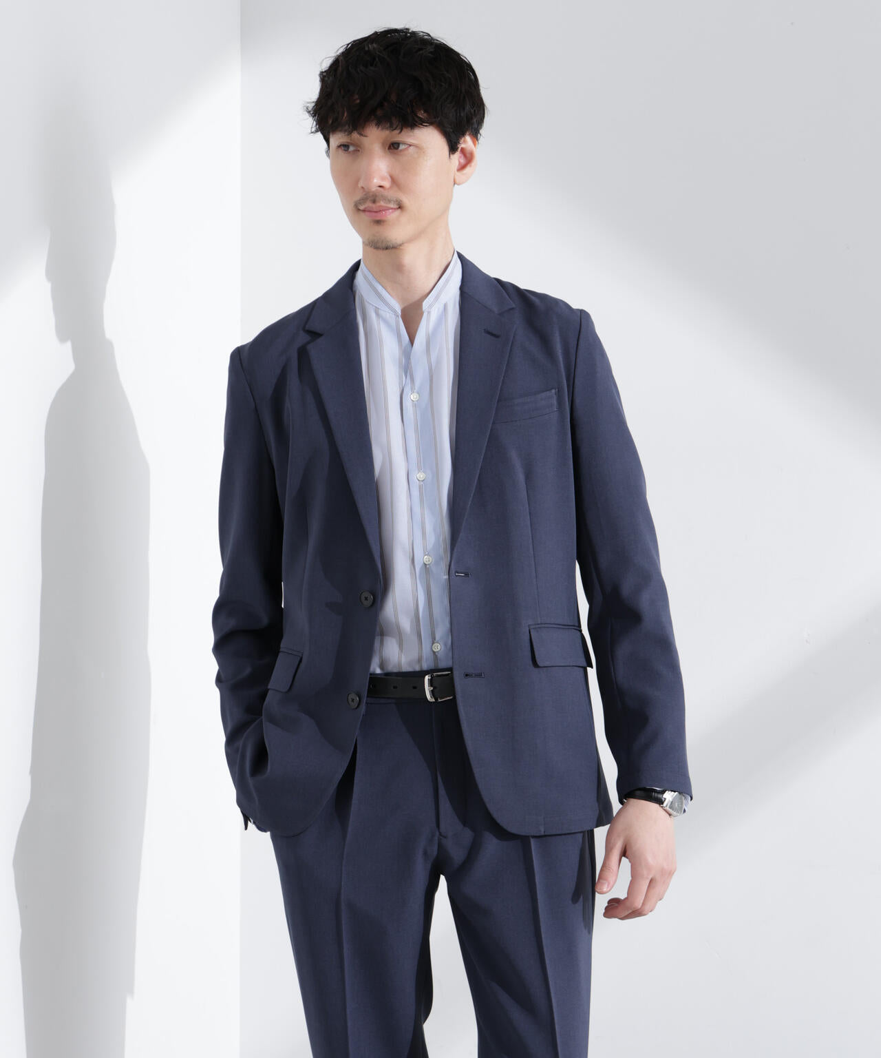 「Damerino」メランジドライツイル4WAYストレッチセットアップ 6685118204