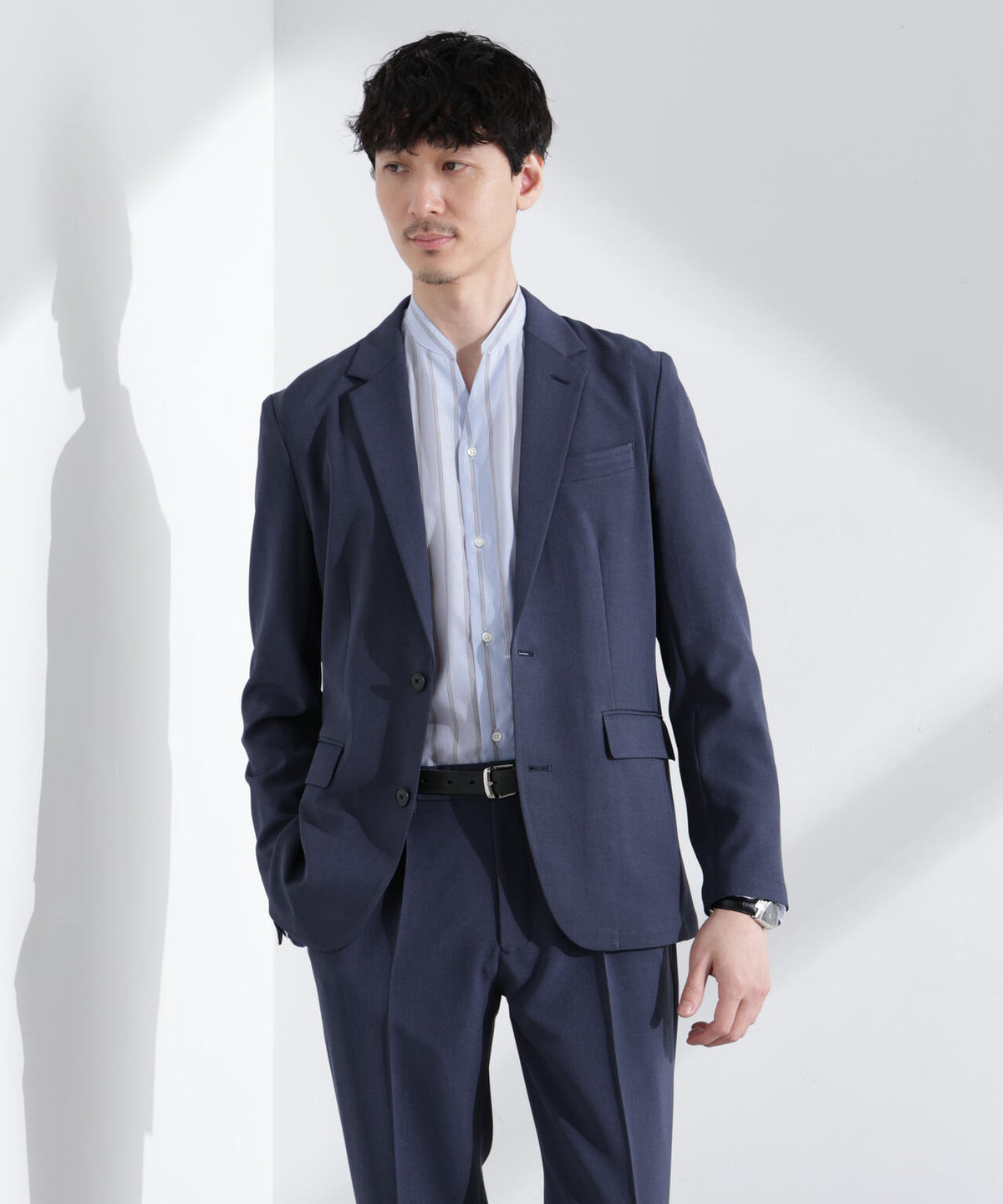 「Damerino」メランジドライツイル4WAYストレッチセットアップ 6685118204