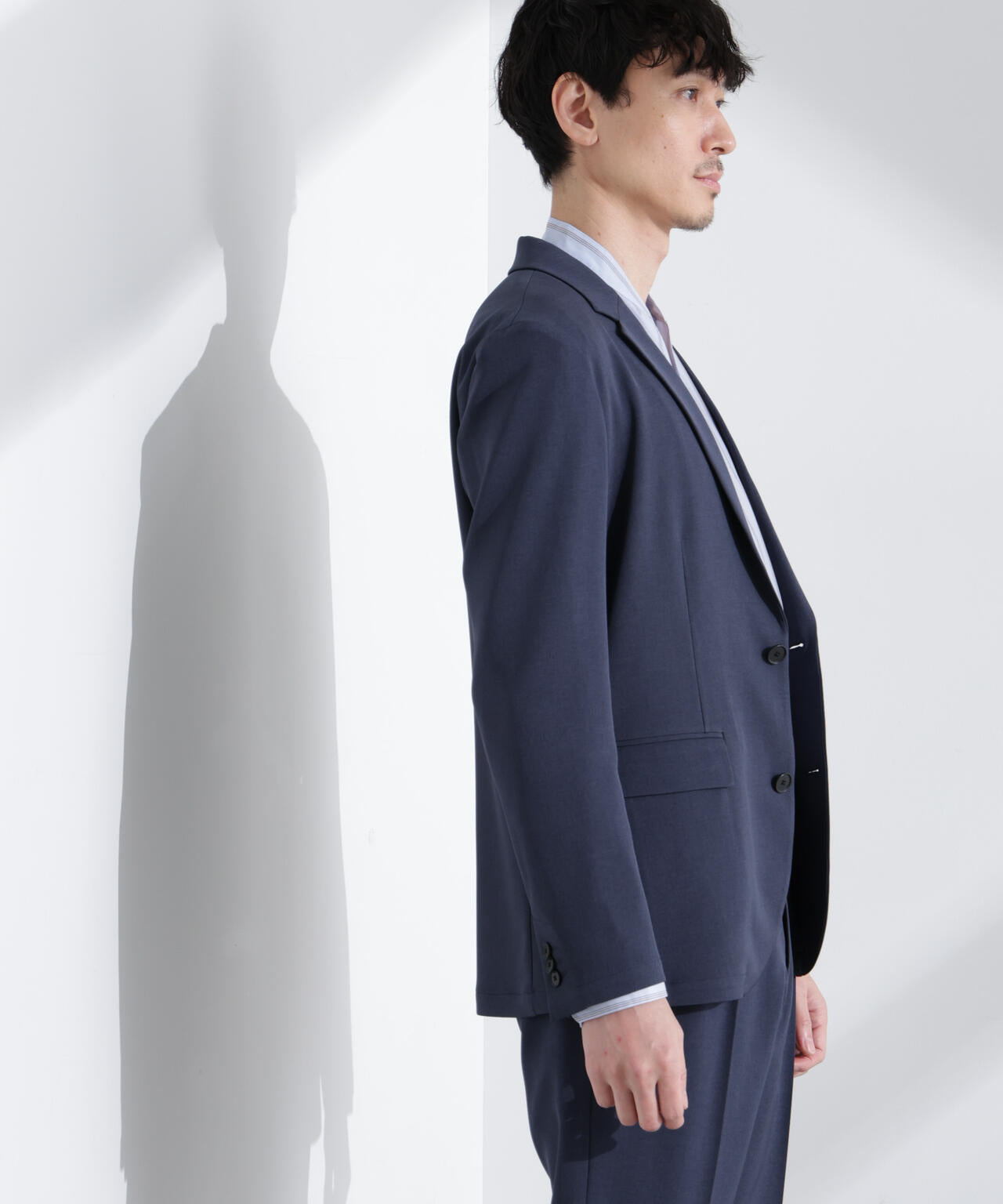 「Damerino」メランジドライツイル4WAYストレッチセットアップ 6685118204