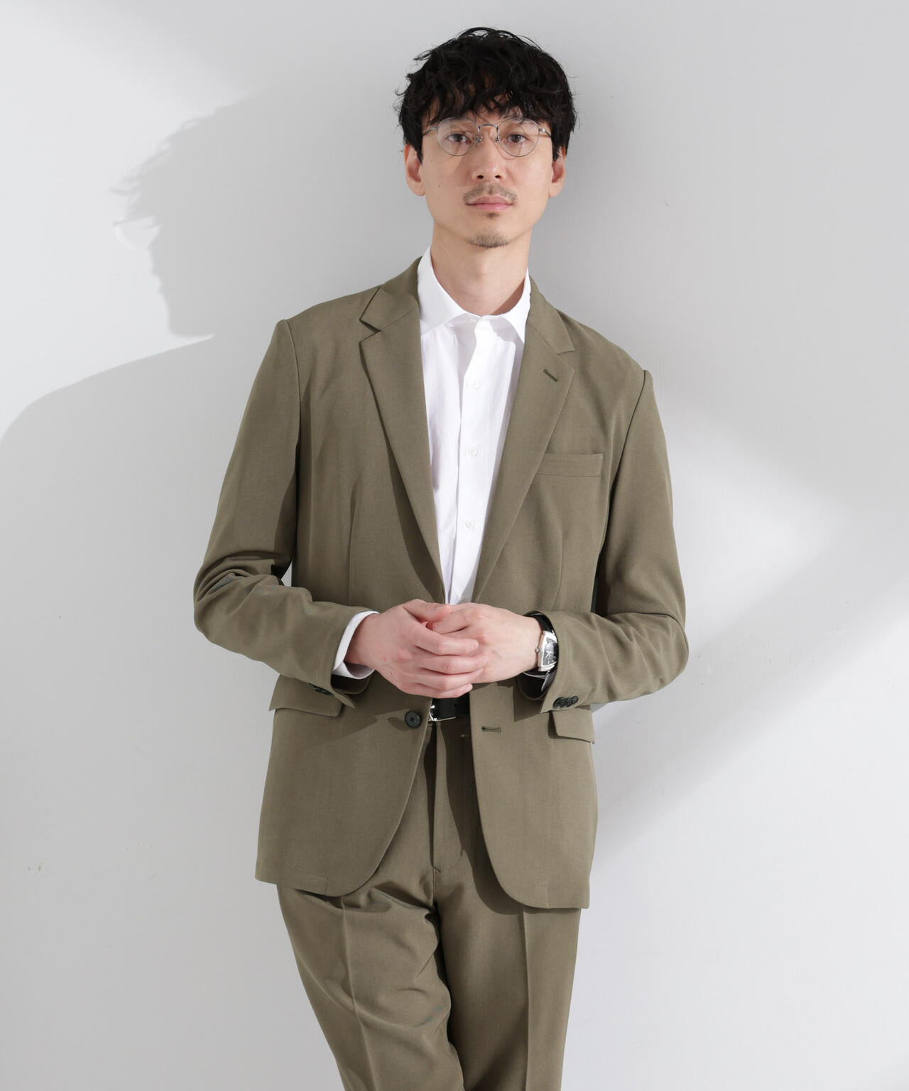 「Damerino」メランジドライツイル4WAYストレッチセットアップ 6685118204