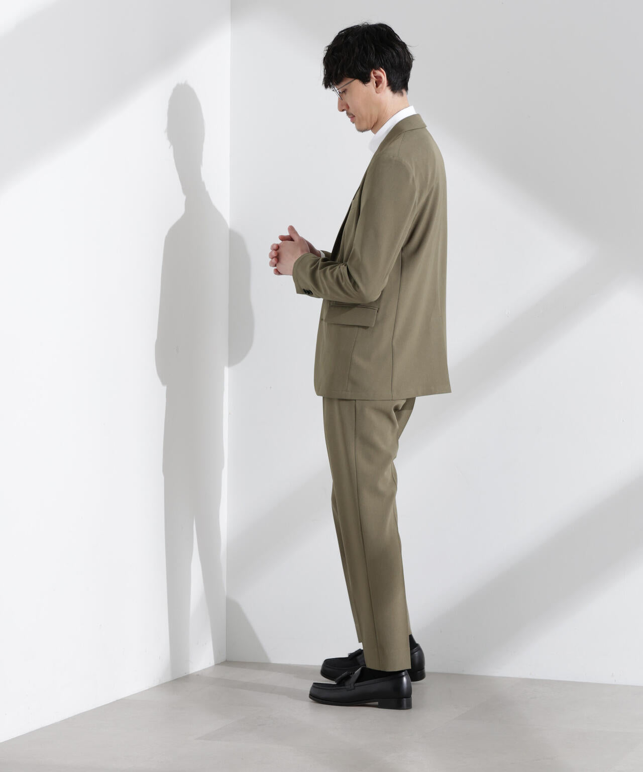 「Damerino」メランジドライツイル4WAYストレッチセットアップ 6685118204