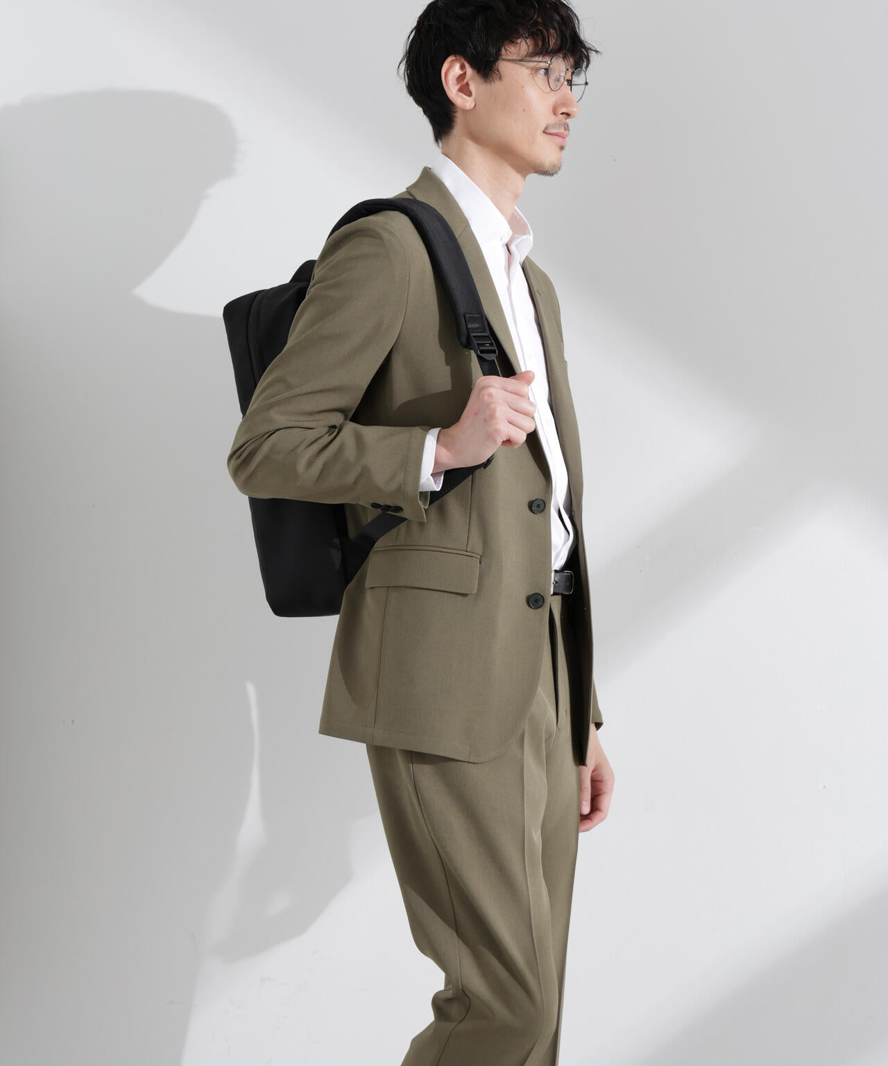 「Damerino」メランジドライツイル4WAYストレッチセットアップ 6685118204