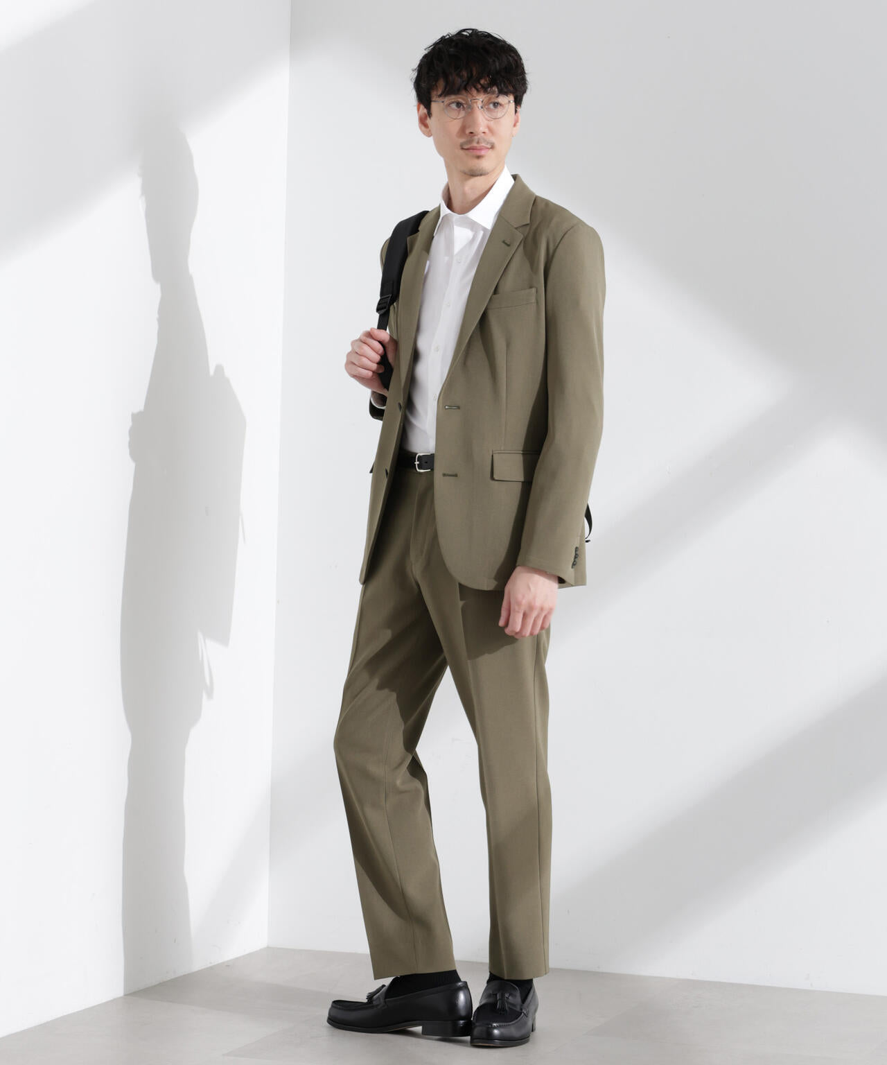 「Damerino」メランジドライツイル4WAYストレッチセットアップ 6685118204